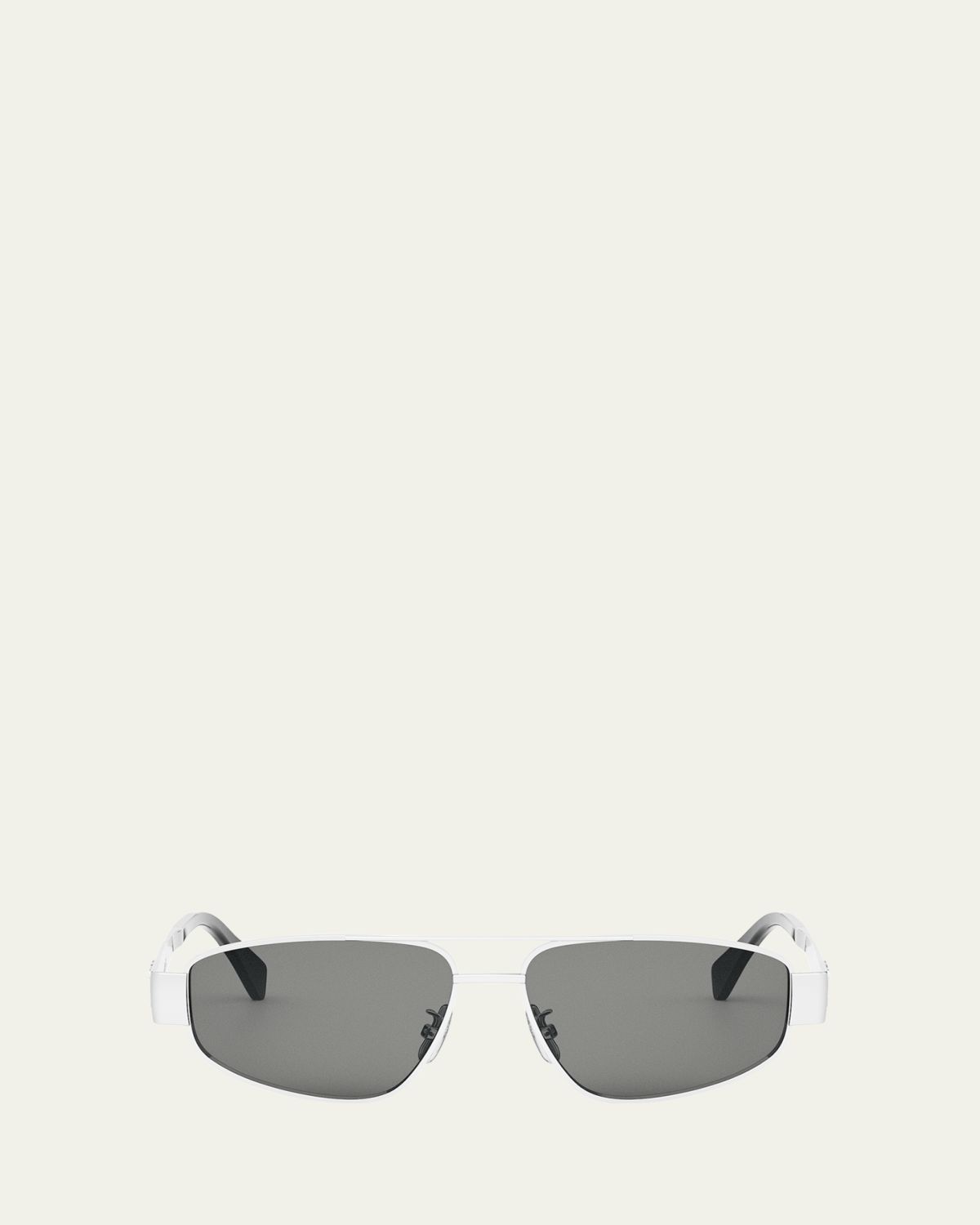 Celine Triomphe Metal Aviator Sunglasses