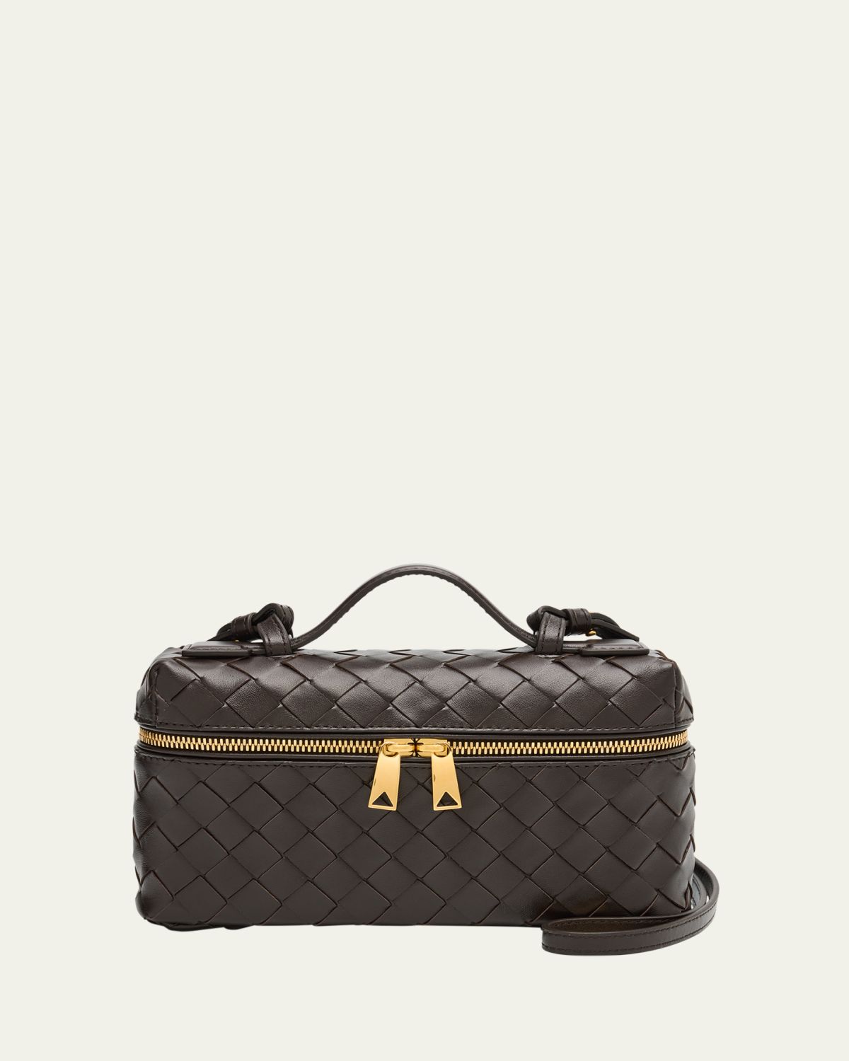 Bottega Veneta Bang Bang Vanity Intrecciato Leather Crossbody Bag