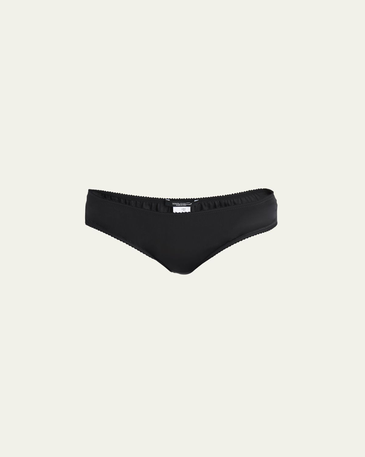 Dolce & Gabbana Low-Rise Satin Hipster Briefs