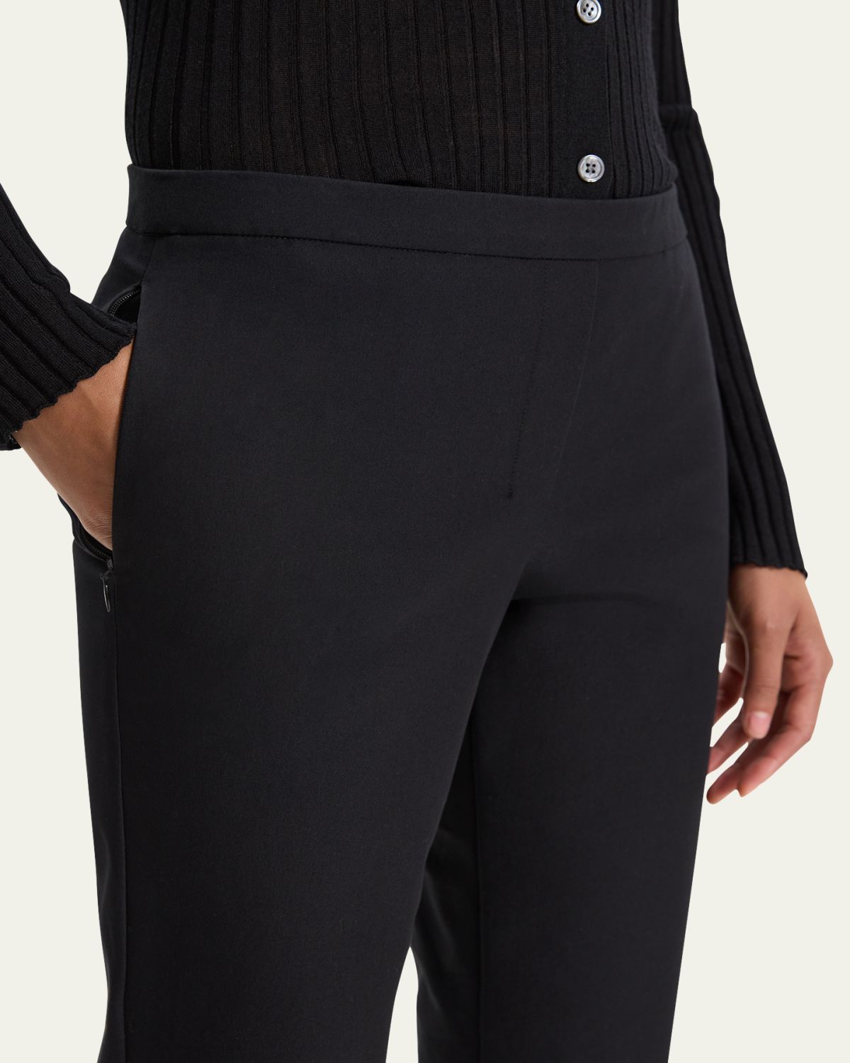 Theory Thaniel Slim Cropped Stretch Pants | Thumbnail 5 Theory Thaniel Slim Cropped Stretch Pants | Thumbnail 5