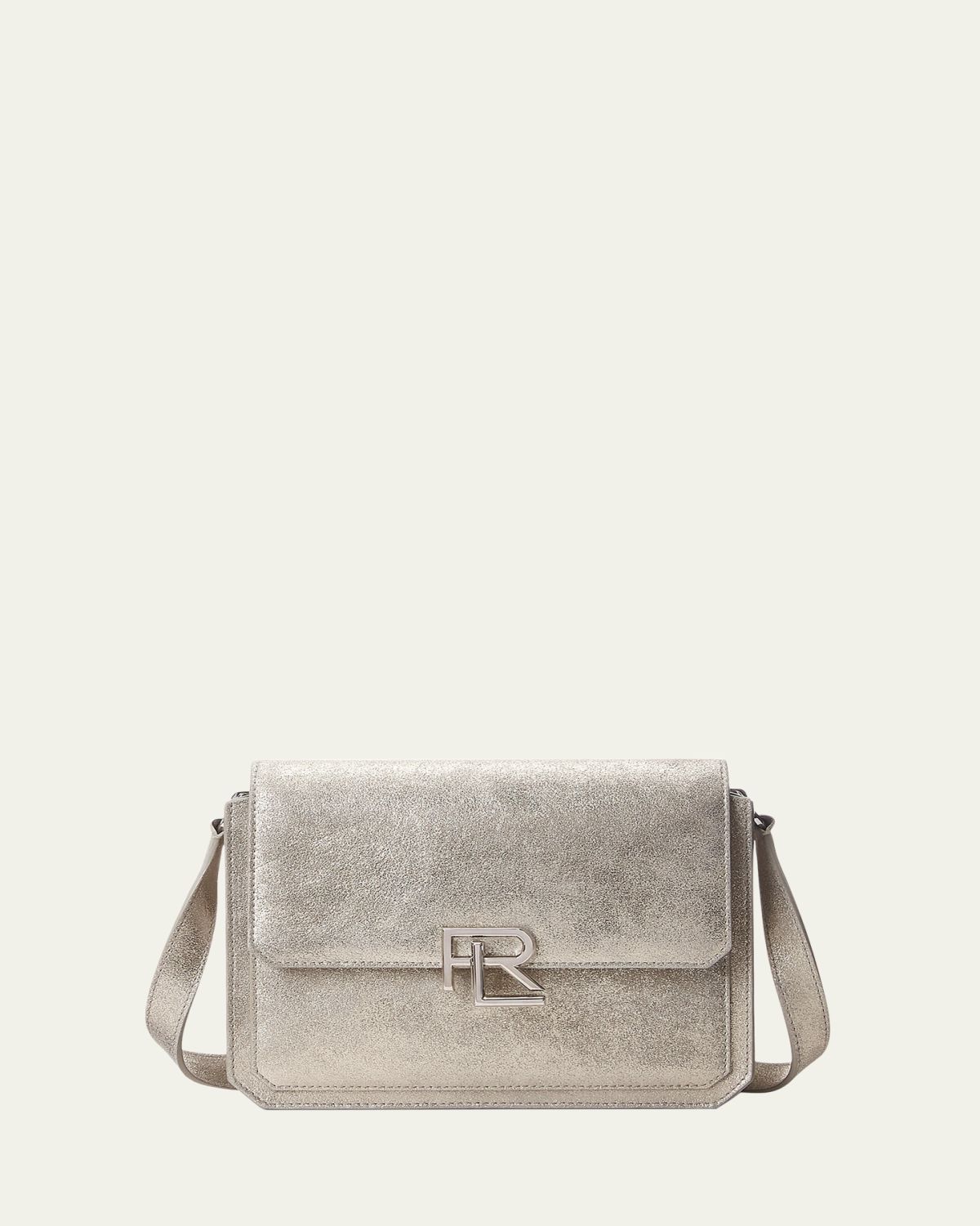 Ralph Lauren Collection RL 888 Metallic Leather Crossbody Bag