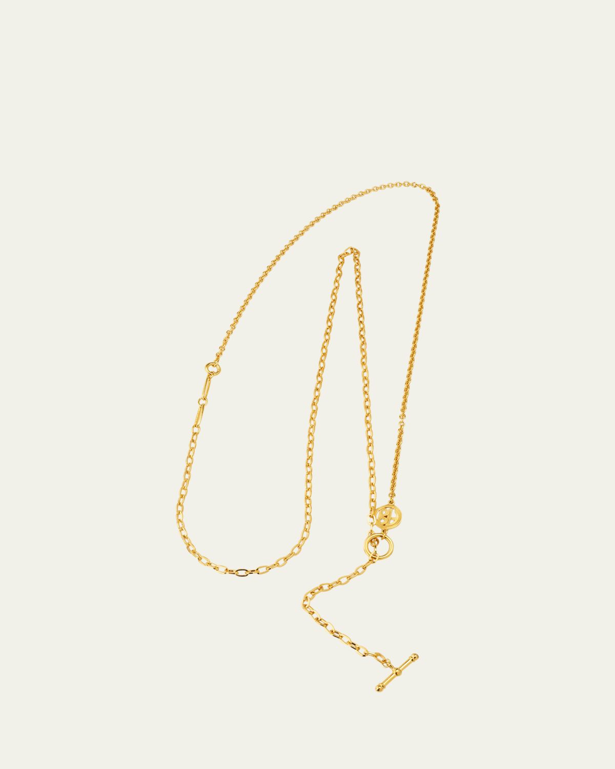 Ben-Amun Arielle Gold Lariat Toggle Necklace