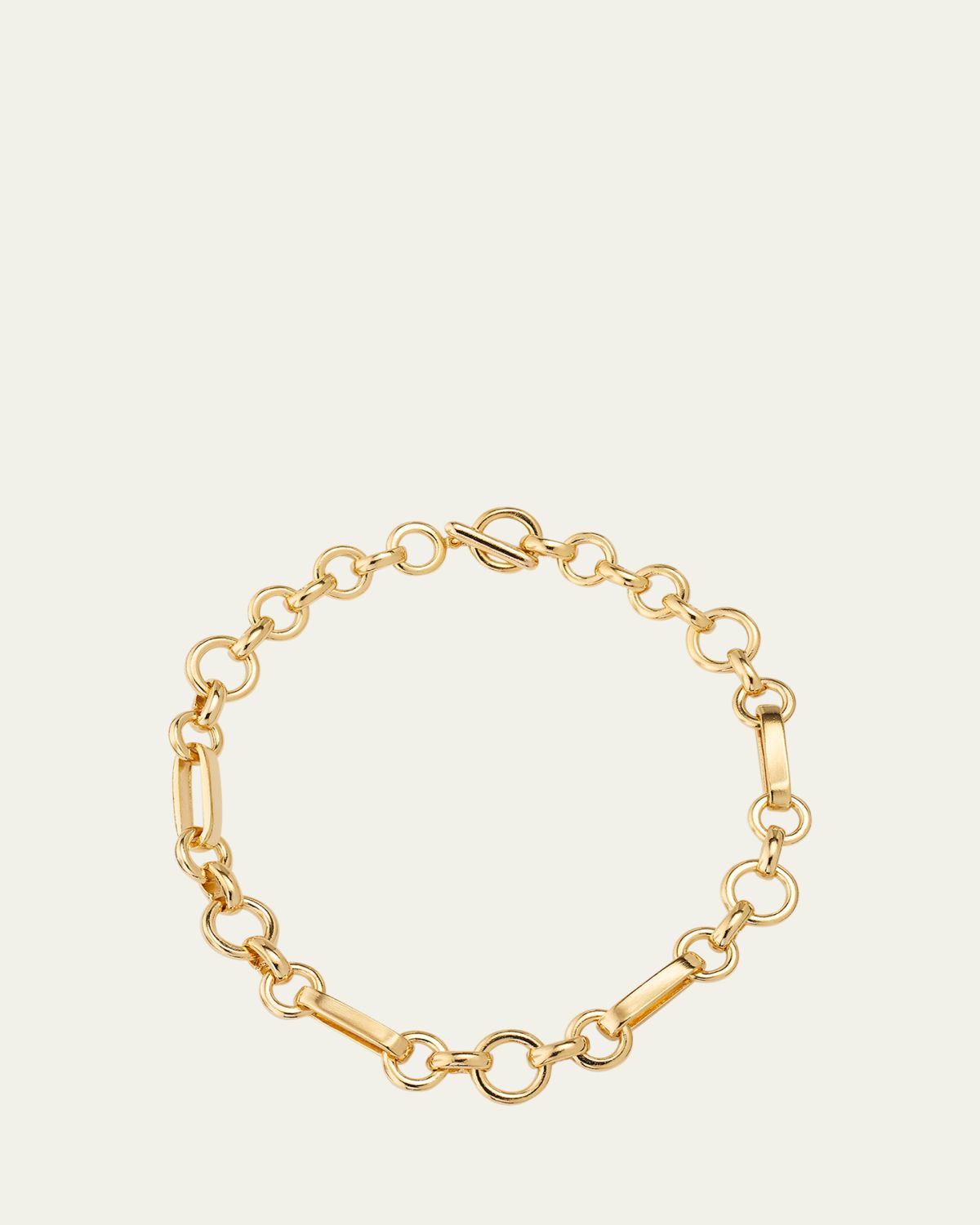 Ben-Amun Olivia Gold Oval Chain Link Necklace | Thumbnail 5