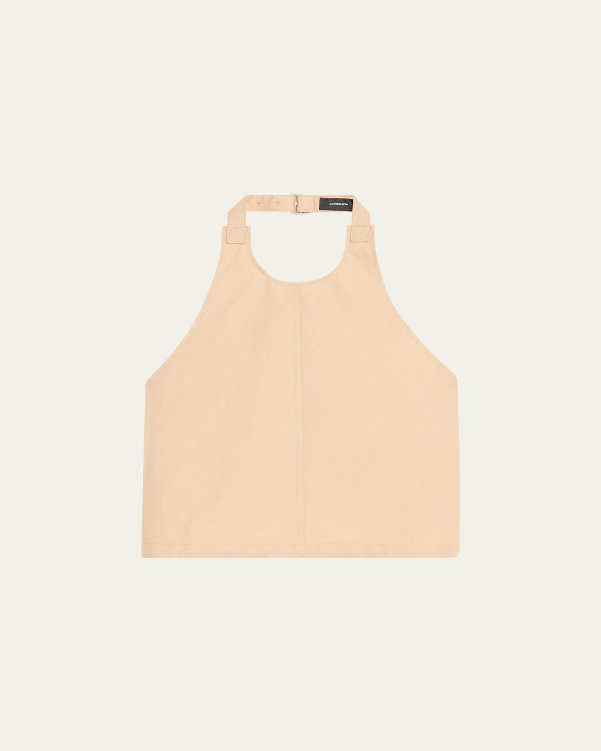 WARDROBE.NYC Drill Backless Halter Top