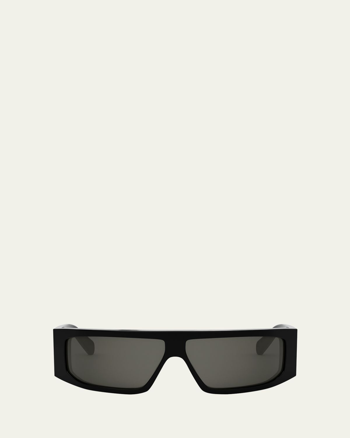 Celine Men's Acetate-Nylon Rectangle Sunglasses