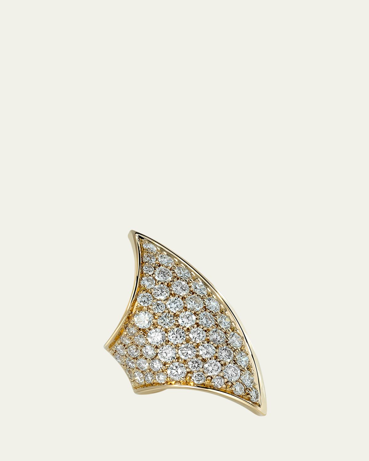 Savolinna Ergo Diamond Ear Cuff, Single