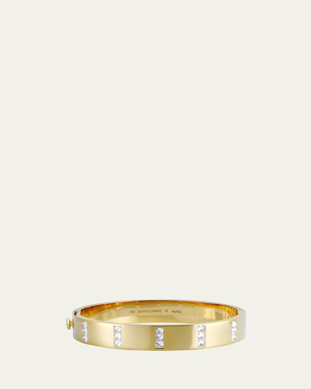 Savolinna Be Spiked 5-Row Diamond Bangle Bracelet