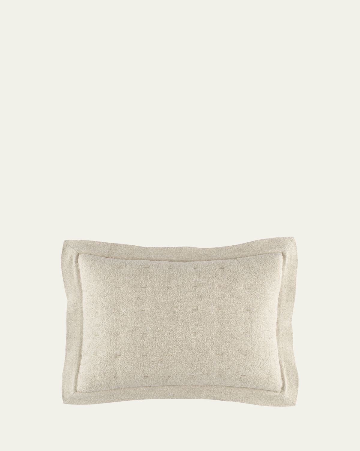Pine Cone Hill Jonah Linen Natural Quilted Standard Sham