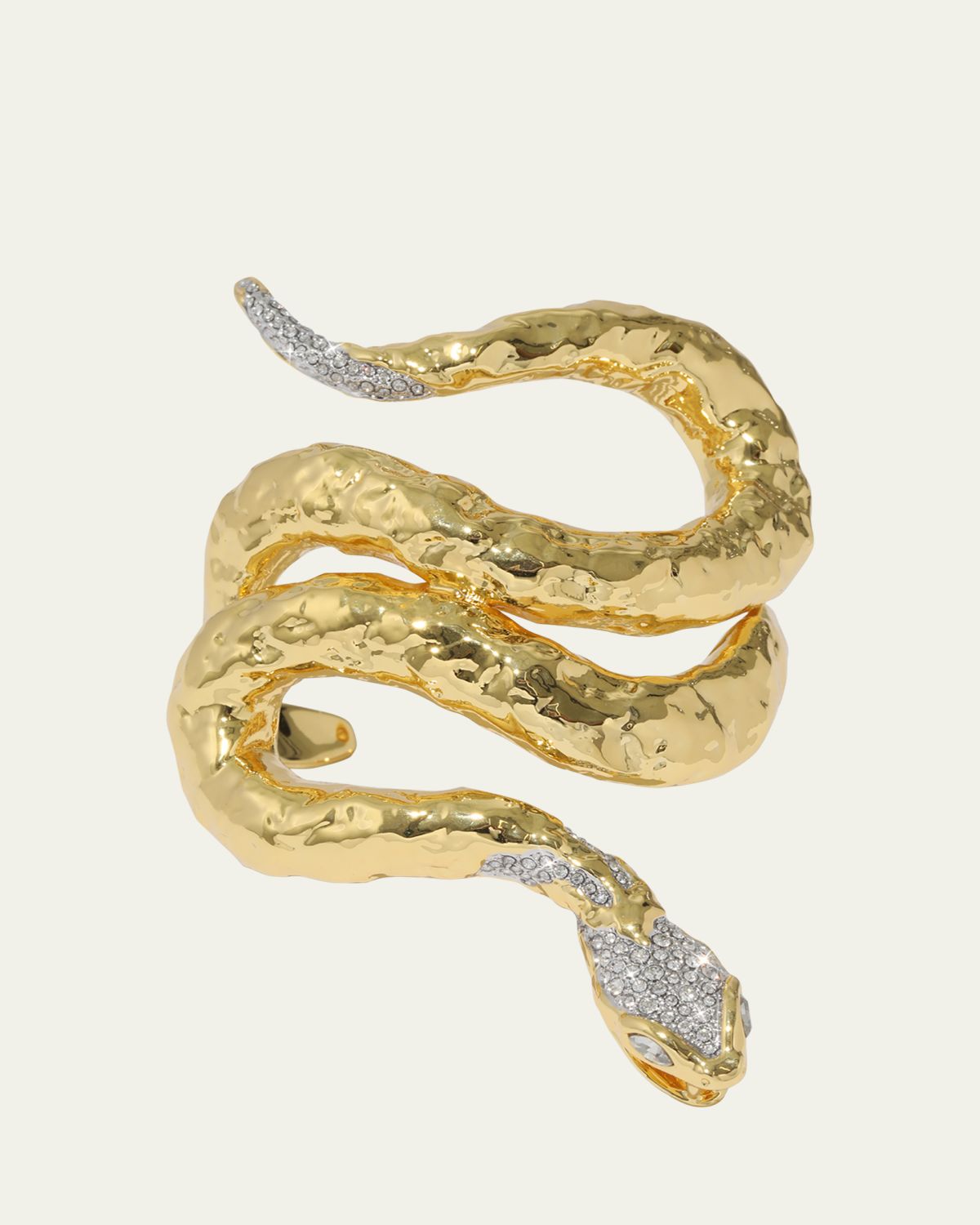 Alexis Bittar Serpent Crystal Cuff Bracelet