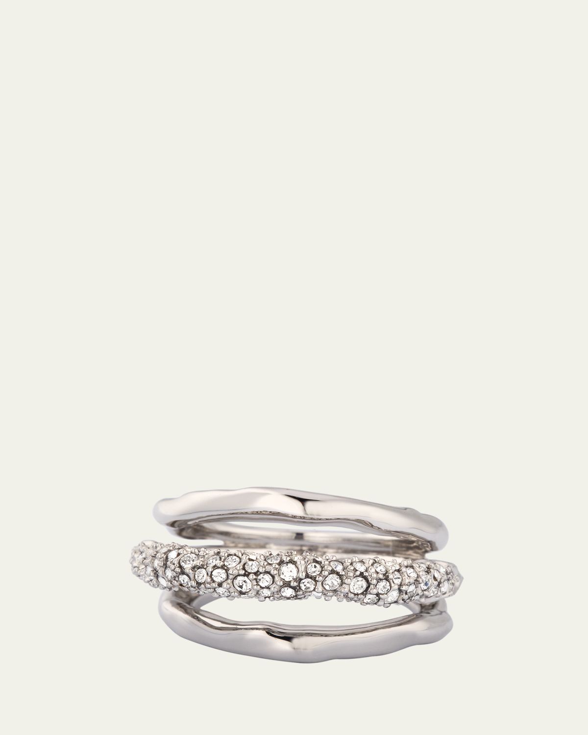 Alexis Bittar Solanales Crystal Orbitting Ring