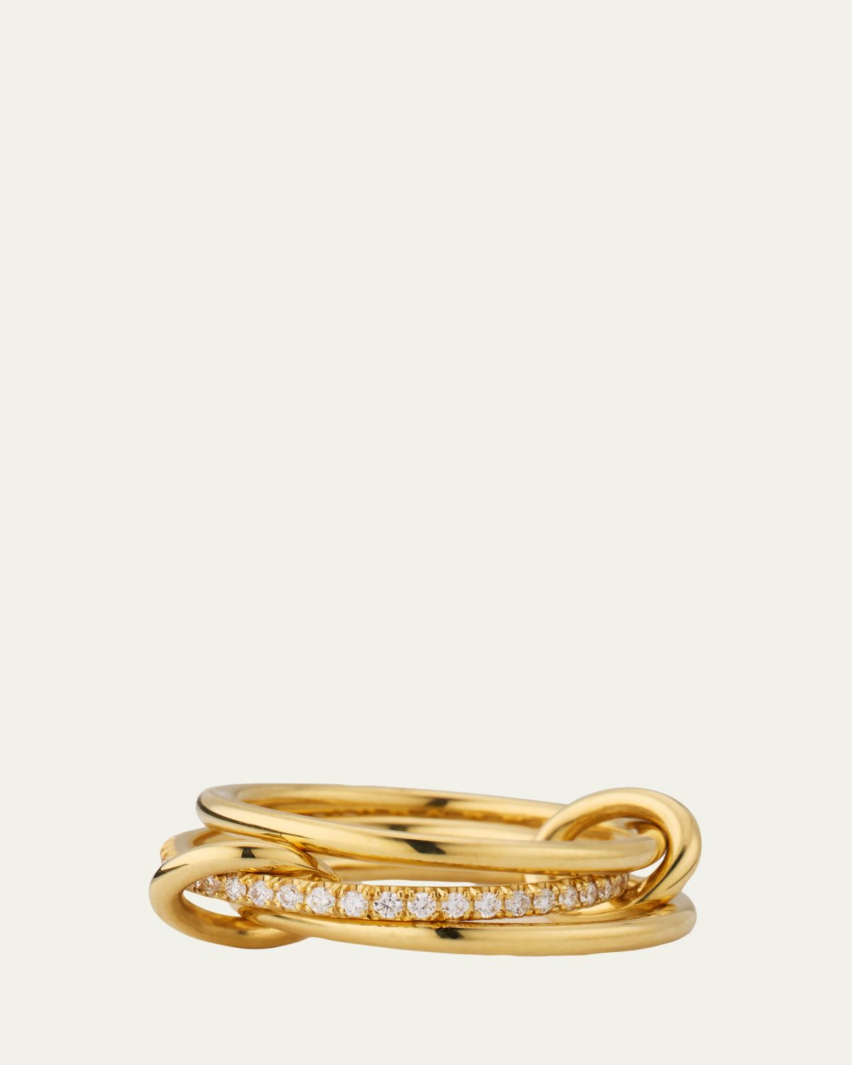 Spinelli Kilcollin 18K Yellow Gold Sonny 3 Link Ring