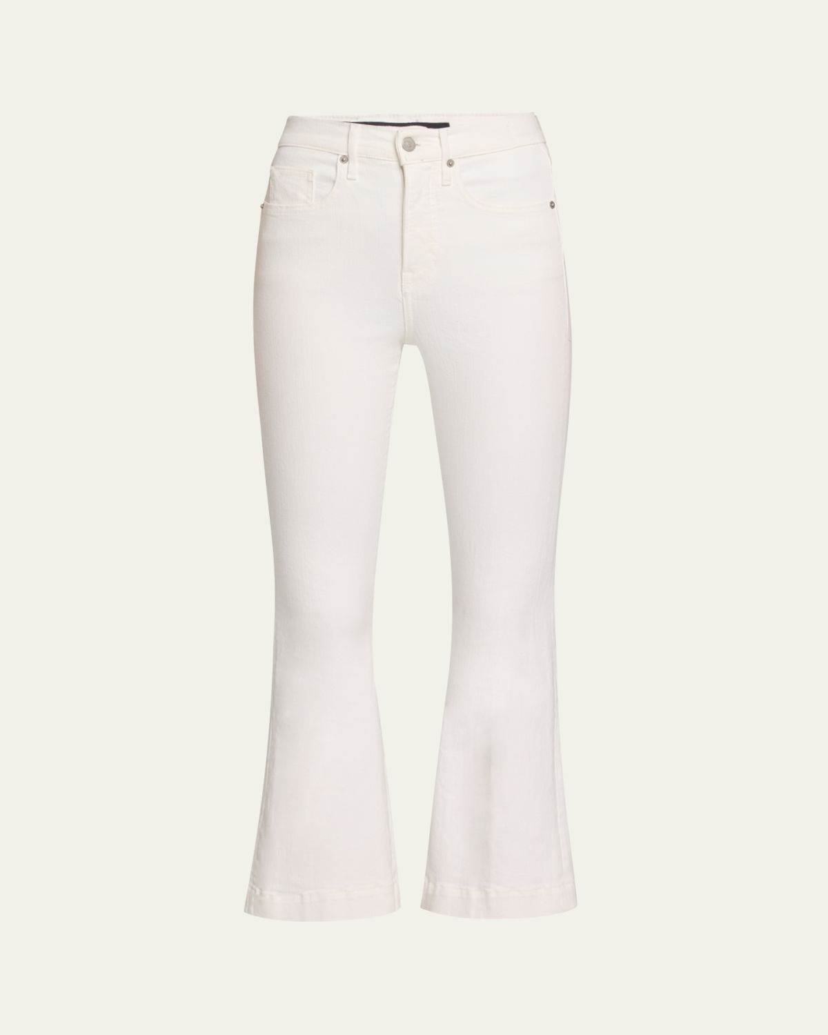 Veronica Beard Carson High-Rise Ankle Flare Jeans | Thumbnail 6