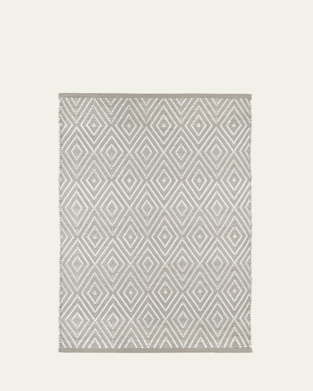 Annie Selke Diamond Handwoven Indoor/Outdoor Runner Rug, 2.5'x 18'