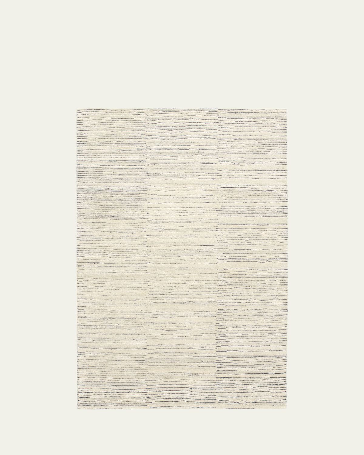 Annie Selke Avery Pewter Blue Hand-Tufted Wool Rug, 10'x 14'