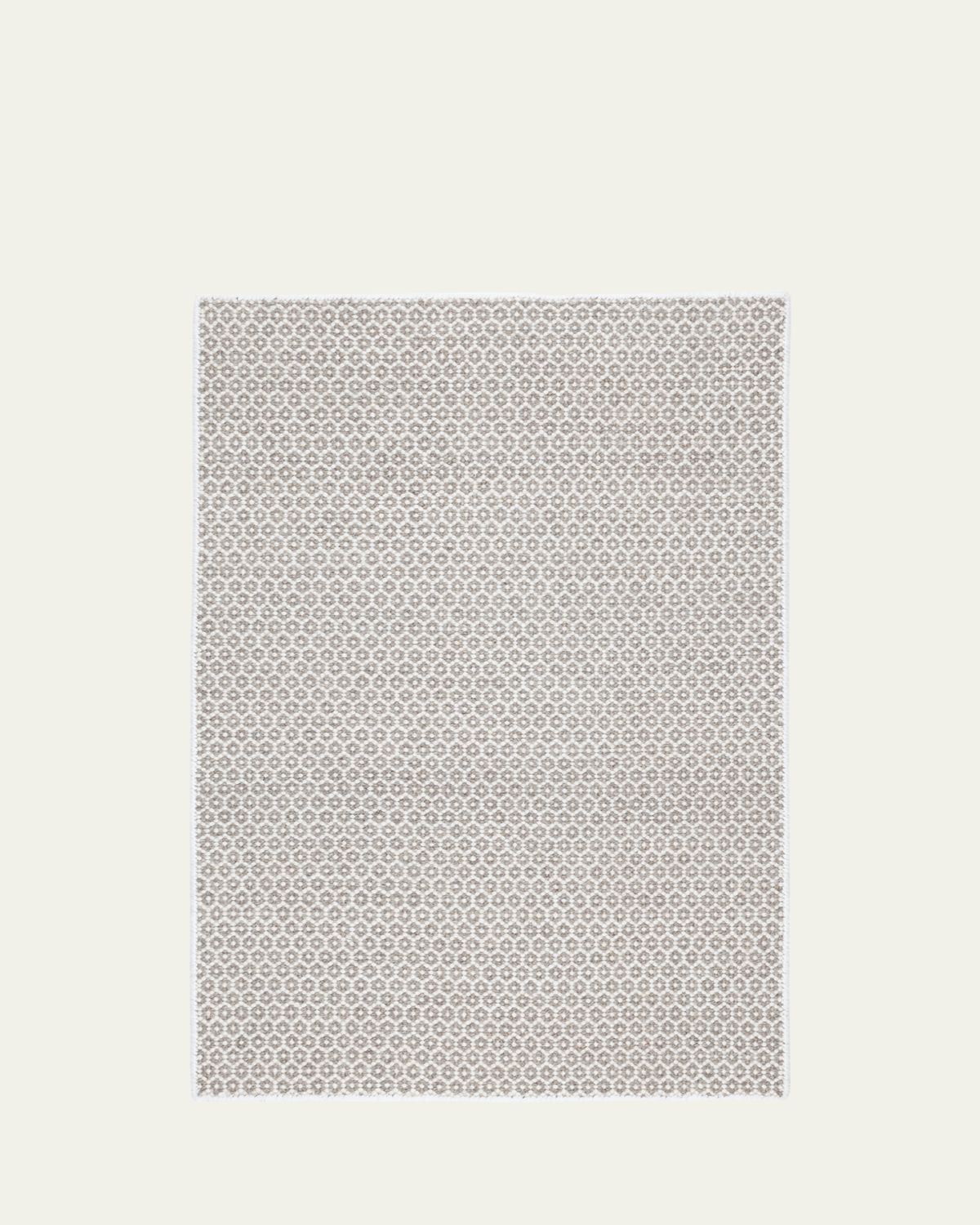 Annie Selke Honeycomb /Grey Handwoven Rug, 6'x 9'