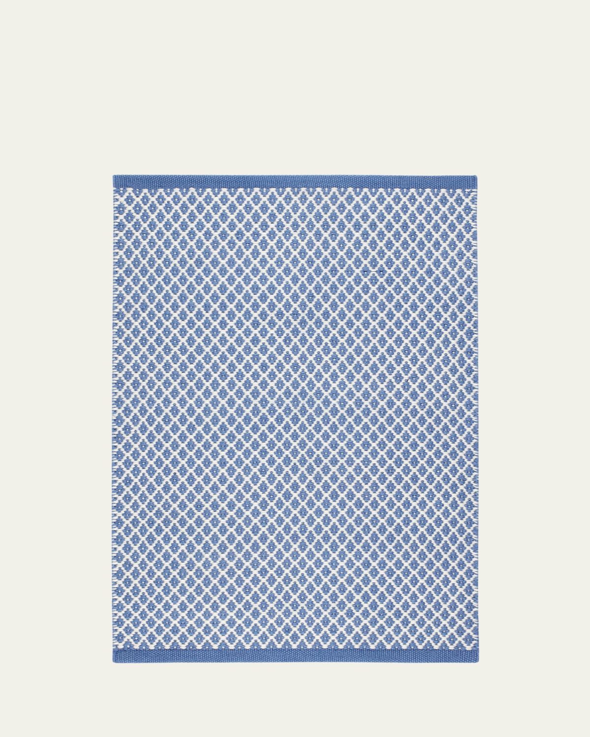 Annie Selke Mainsail French Blue Handwoven Indoor/Outdoor Rug, 5'x 8'