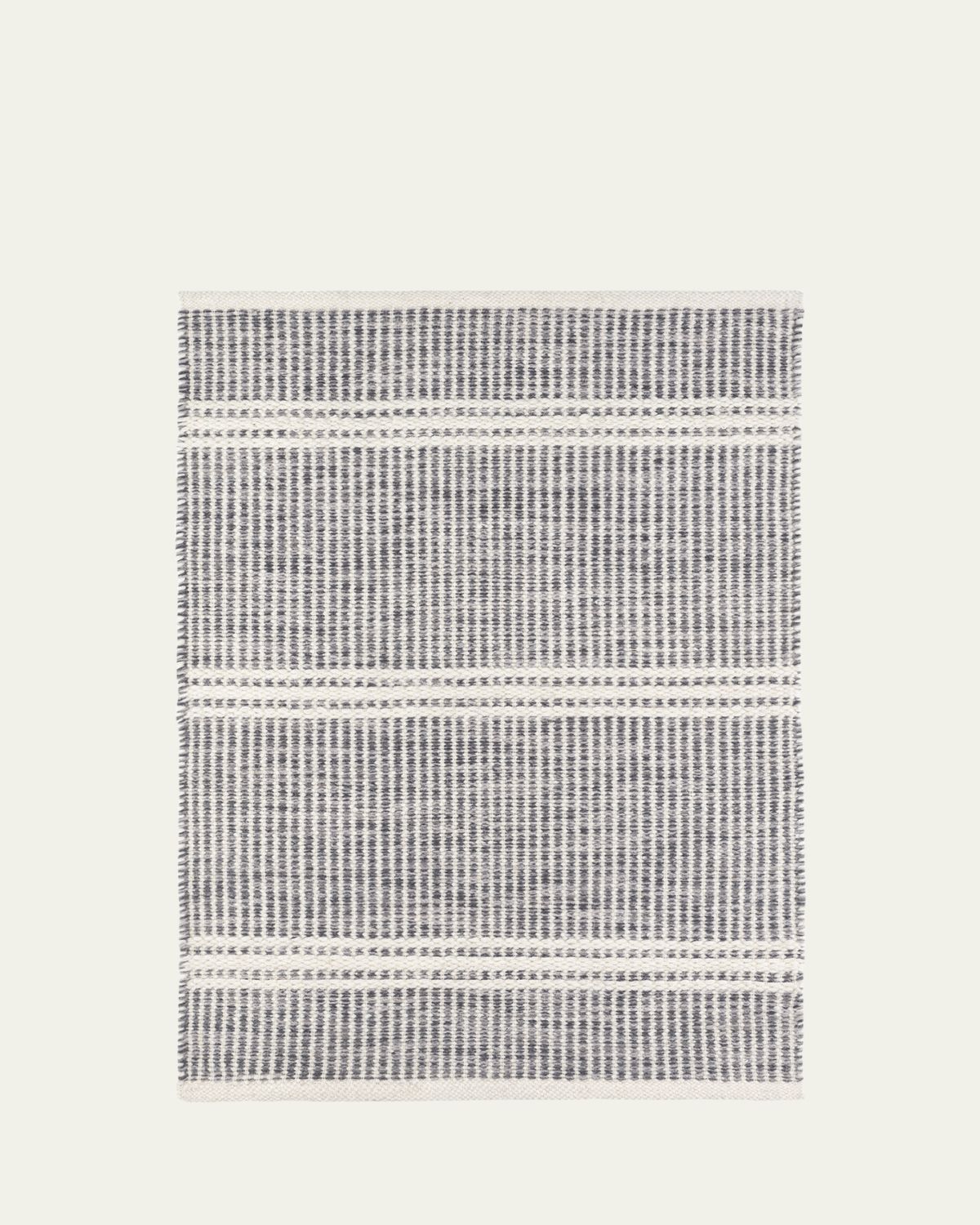 Annie Selke Malta Grey Handwoven Rug, 3'x 5'