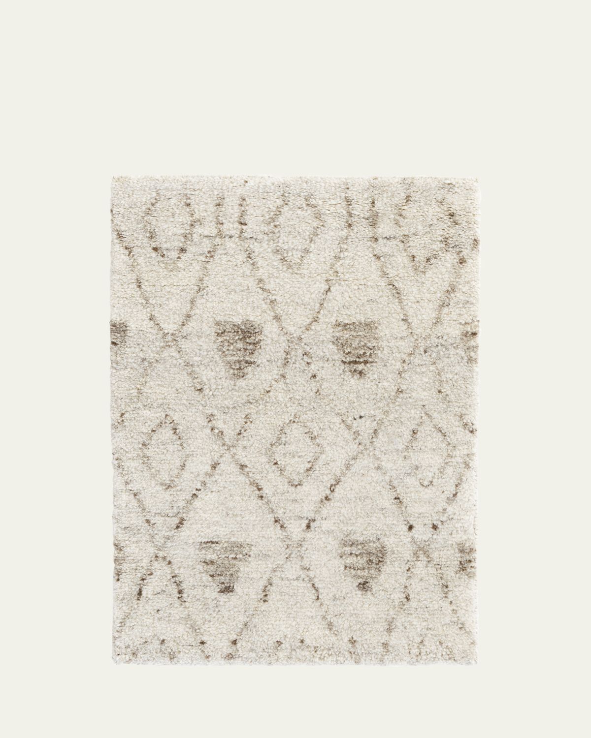 Annie Selke Masinissa Natural Hand-Knotted Rug, 6'x 9'
