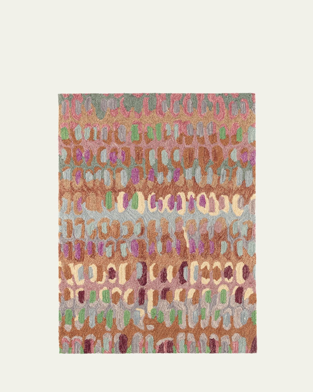 Annie Selke Paint Chip Clay Micro-Hooked Rug, 8'x 10'