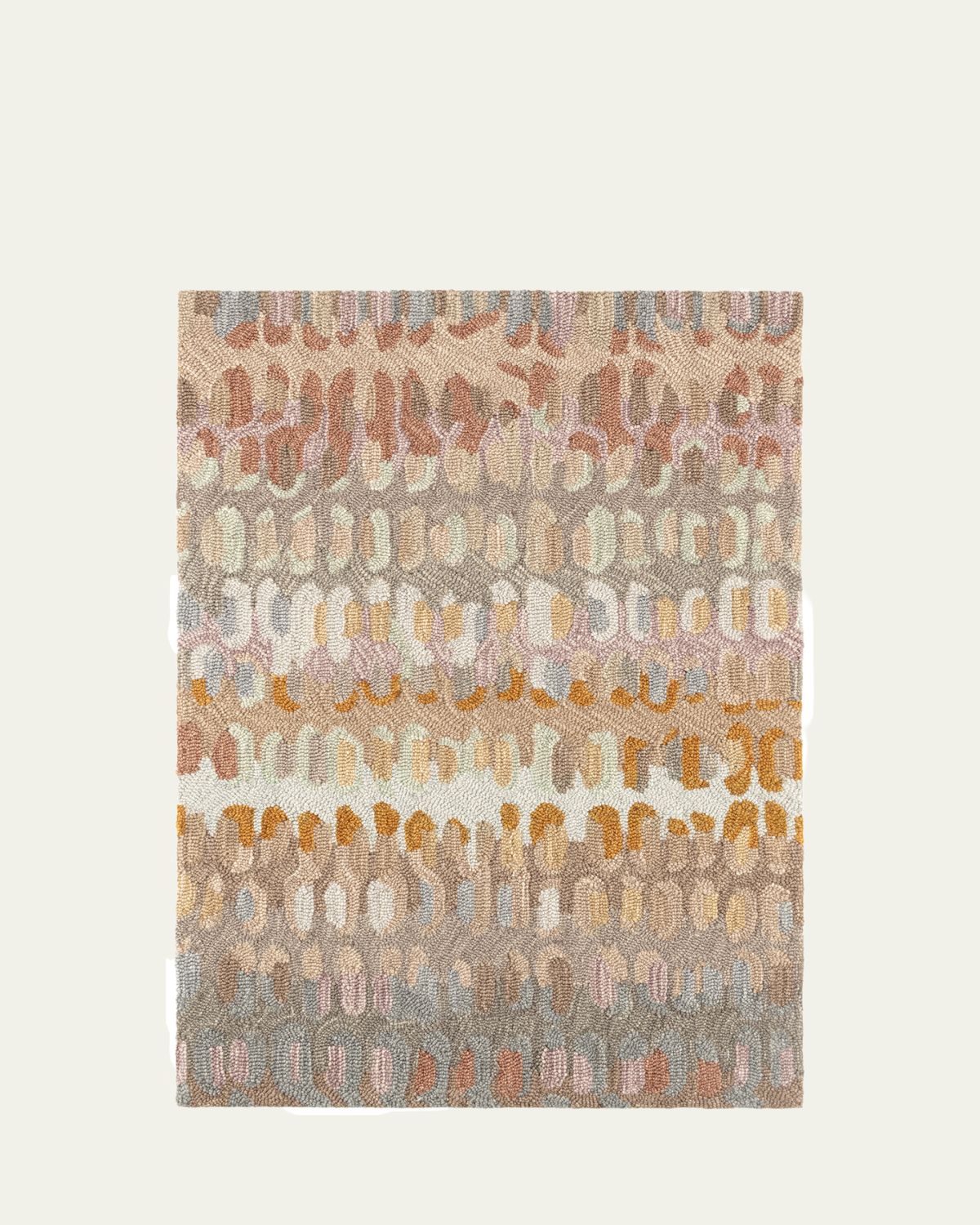 Annie Selke Paint Chip Stone Micro-Hooked Rug, 10'x 14'