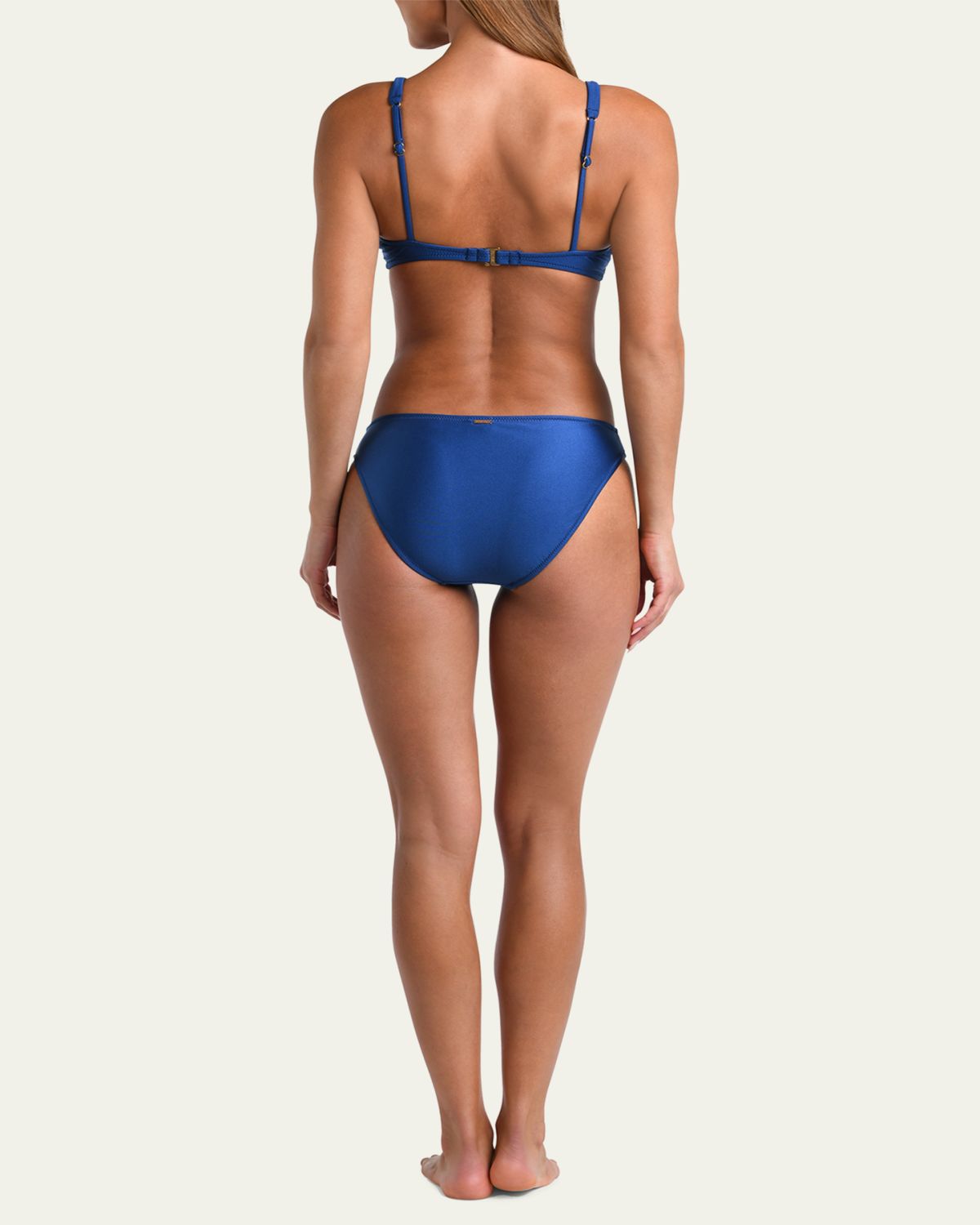 L'Agence Nicole Solid Classic Bikini Bottoms | Thumbnail 3
