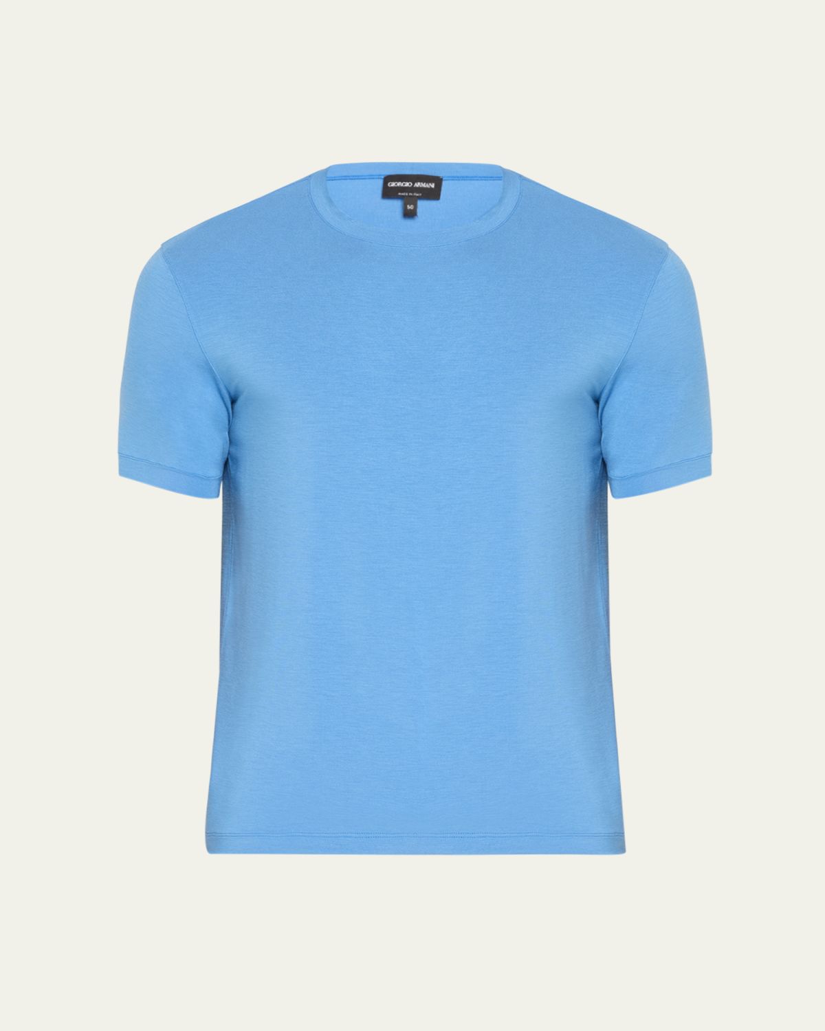 Giorgio Armani Men's Textured Stretch T-Shirt