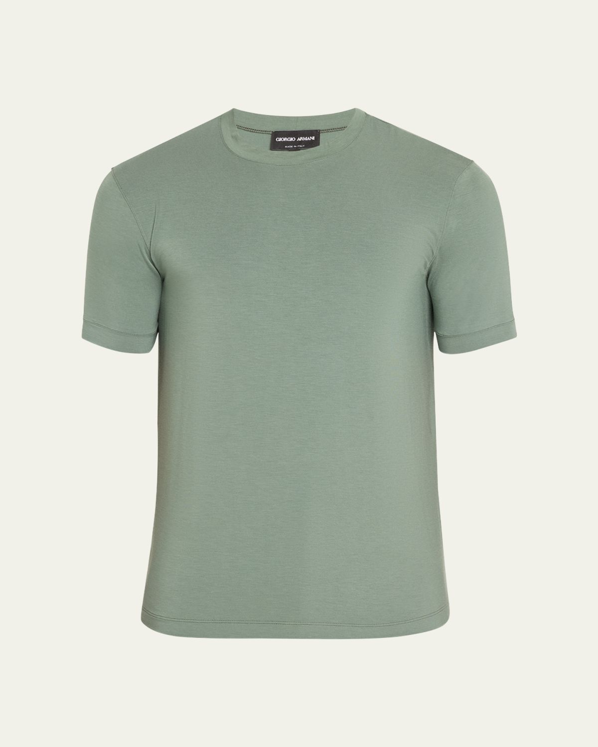 Giorgio Armani Men's Solid Jersey T-Shirt