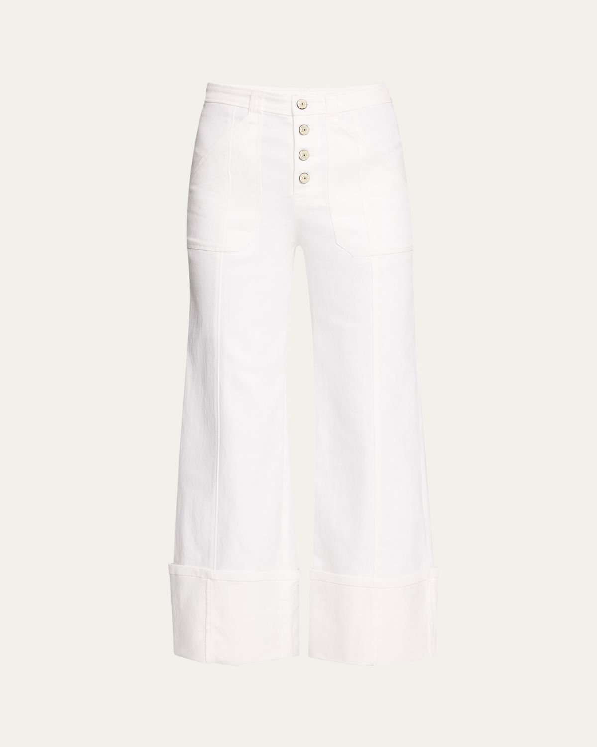 Cinq a Sept Cuffed Benji Cropped Flare Pants | Thumbnail 6 Cinq a Sept Cuffed Benji Cropped Flare Pants | Thumbnail 6
