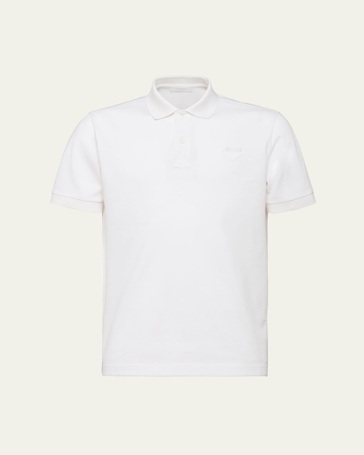 Prada Men's Pique Polo Shirt