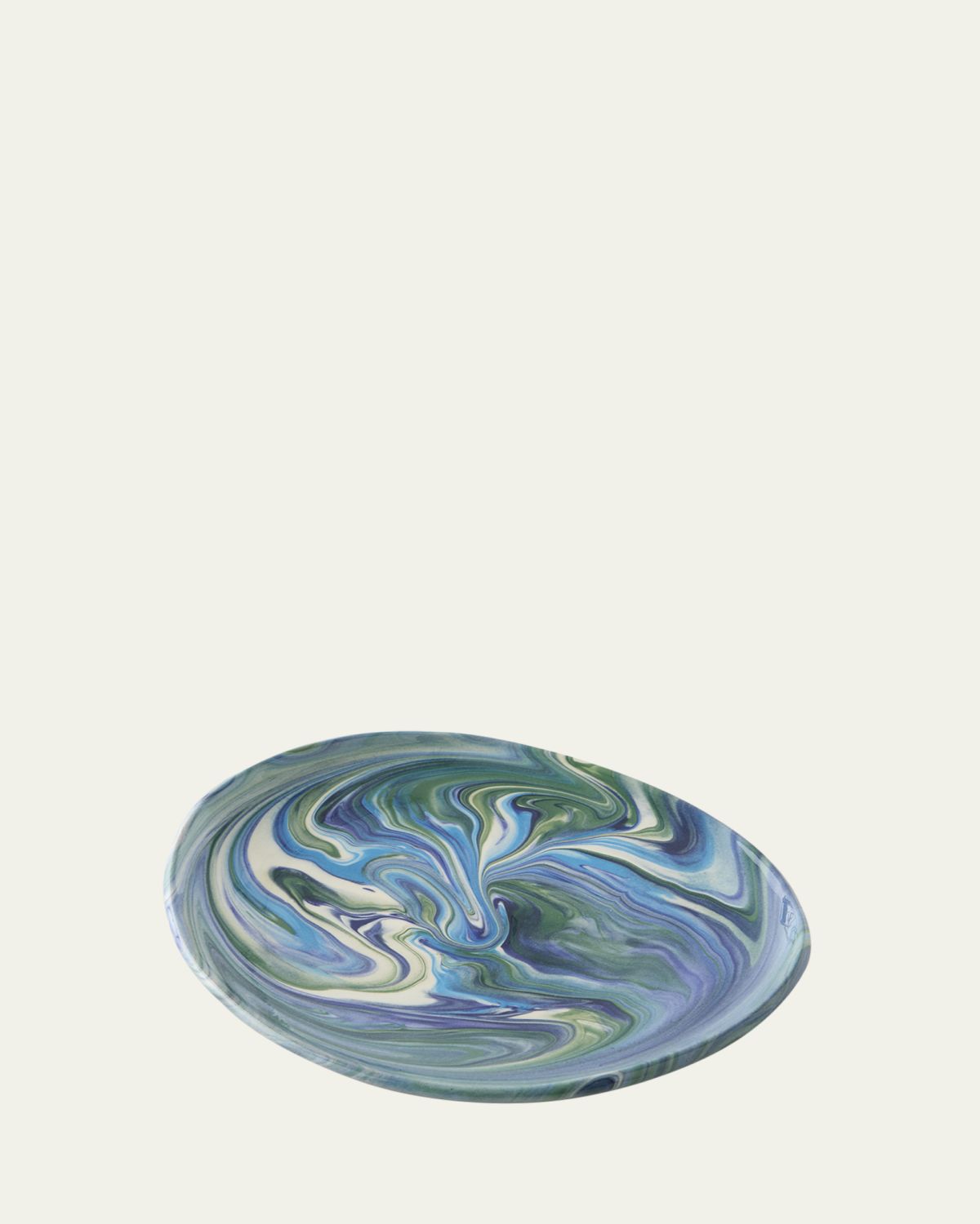 Ines-Olympe Mercadal Absinthe Round Salad Plate