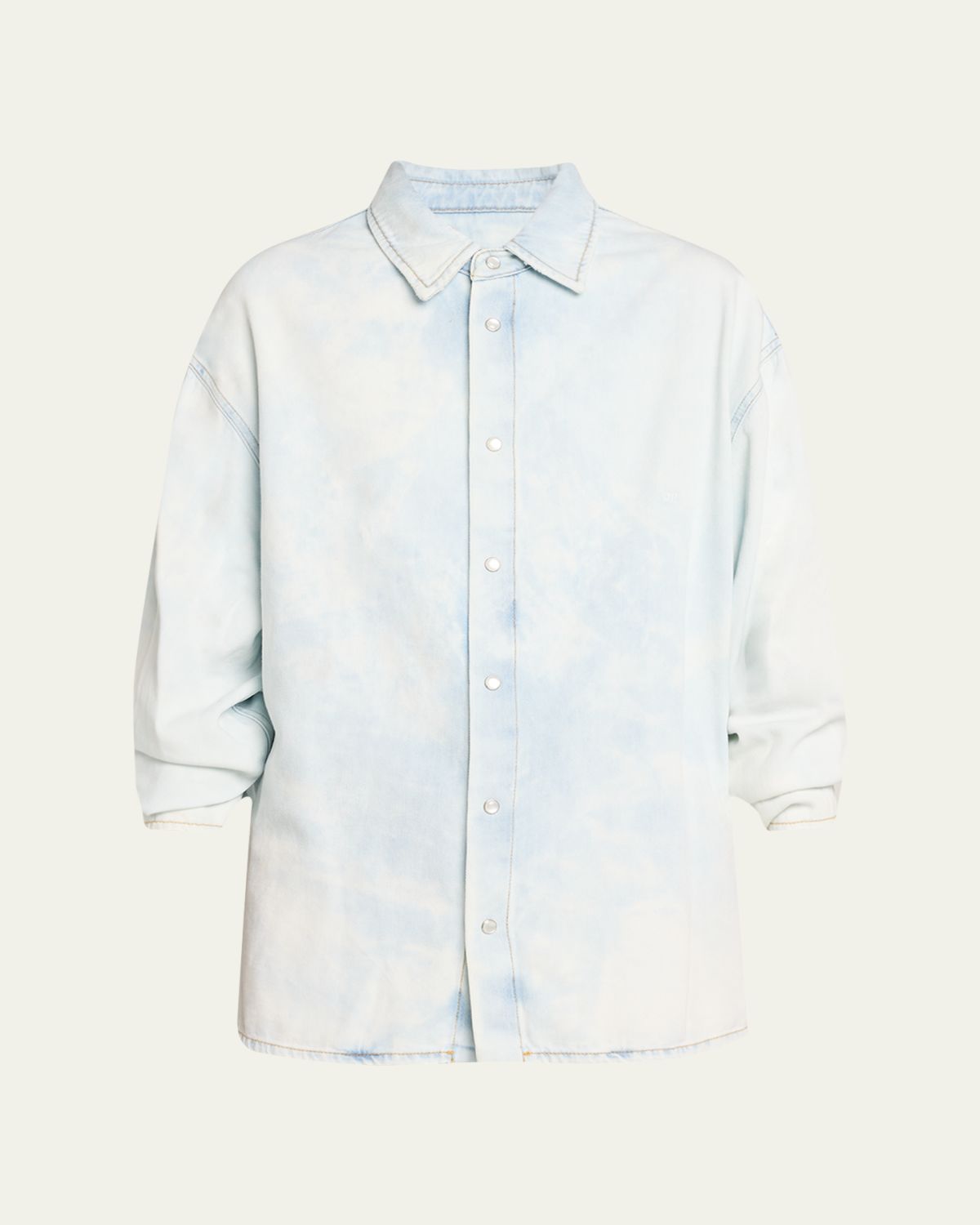 DARKPARK Keanu Ruched Denim Shirt
