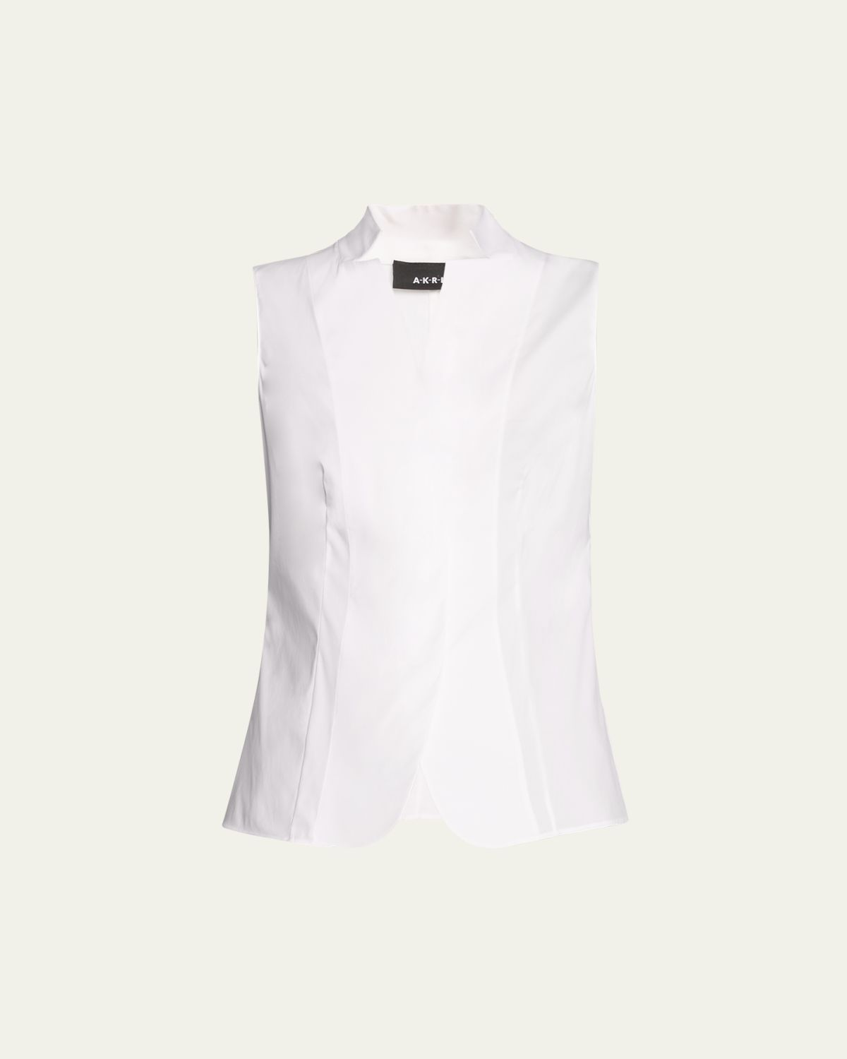 Akris Baumwolle Stretch Sleeveless Blouse