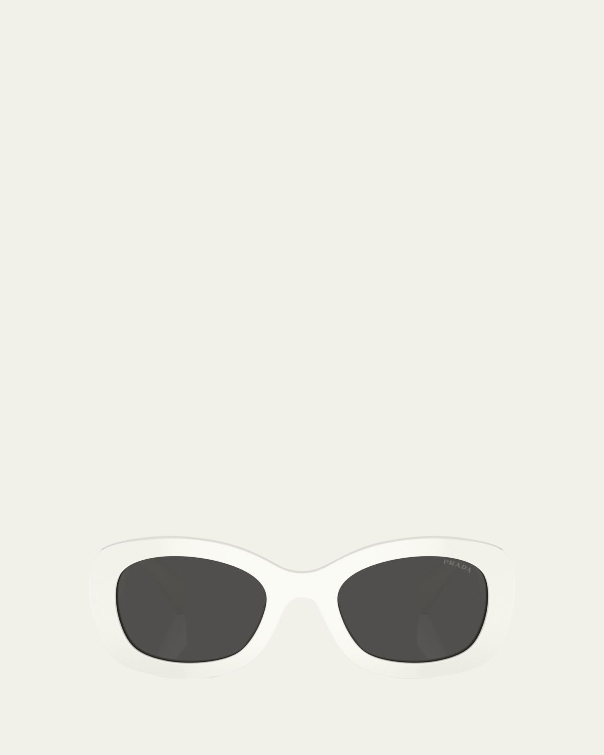 Prada Oversized Logo Acetate & Plastic Oval Sunglasses - Women's Accessories
