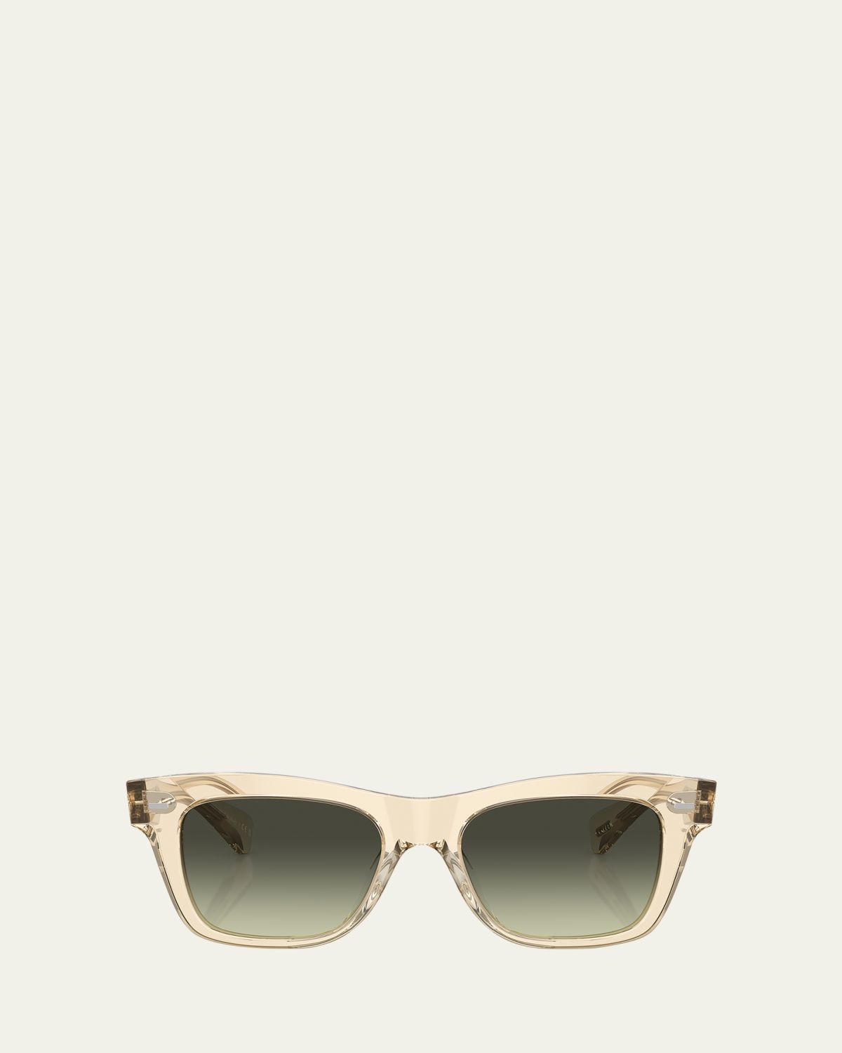 Oliver Peoples Ms. Oliver Gradient Acetate Square Sunglasses