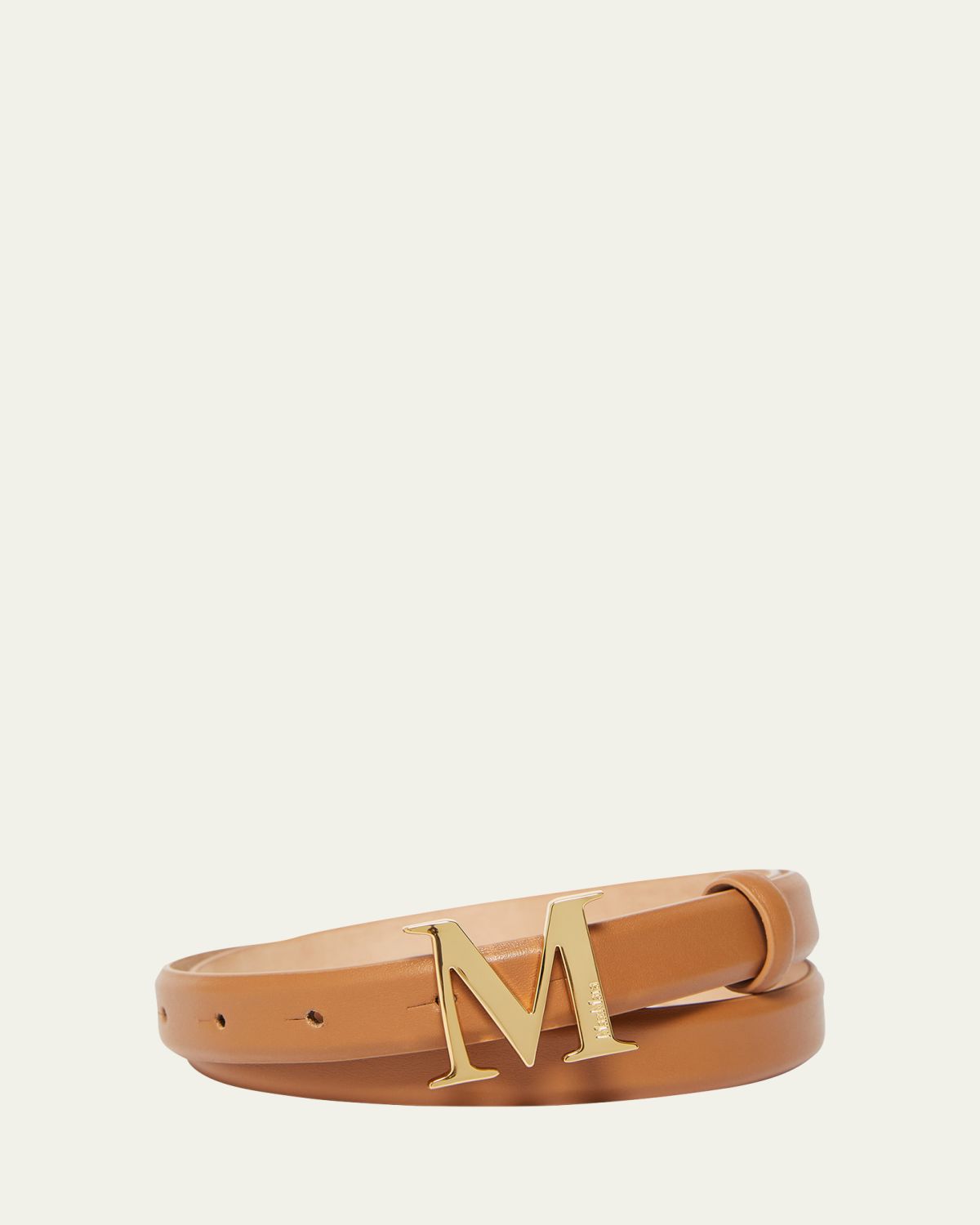 Max Mara MClassic20 Brown Leather Belt