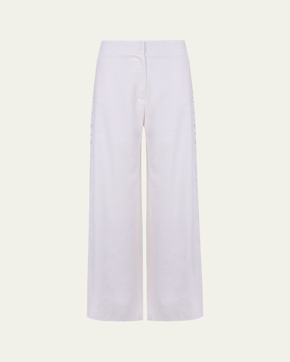 Vix Solid Bree Geometric Embroidered Pants | Thumbnail 4