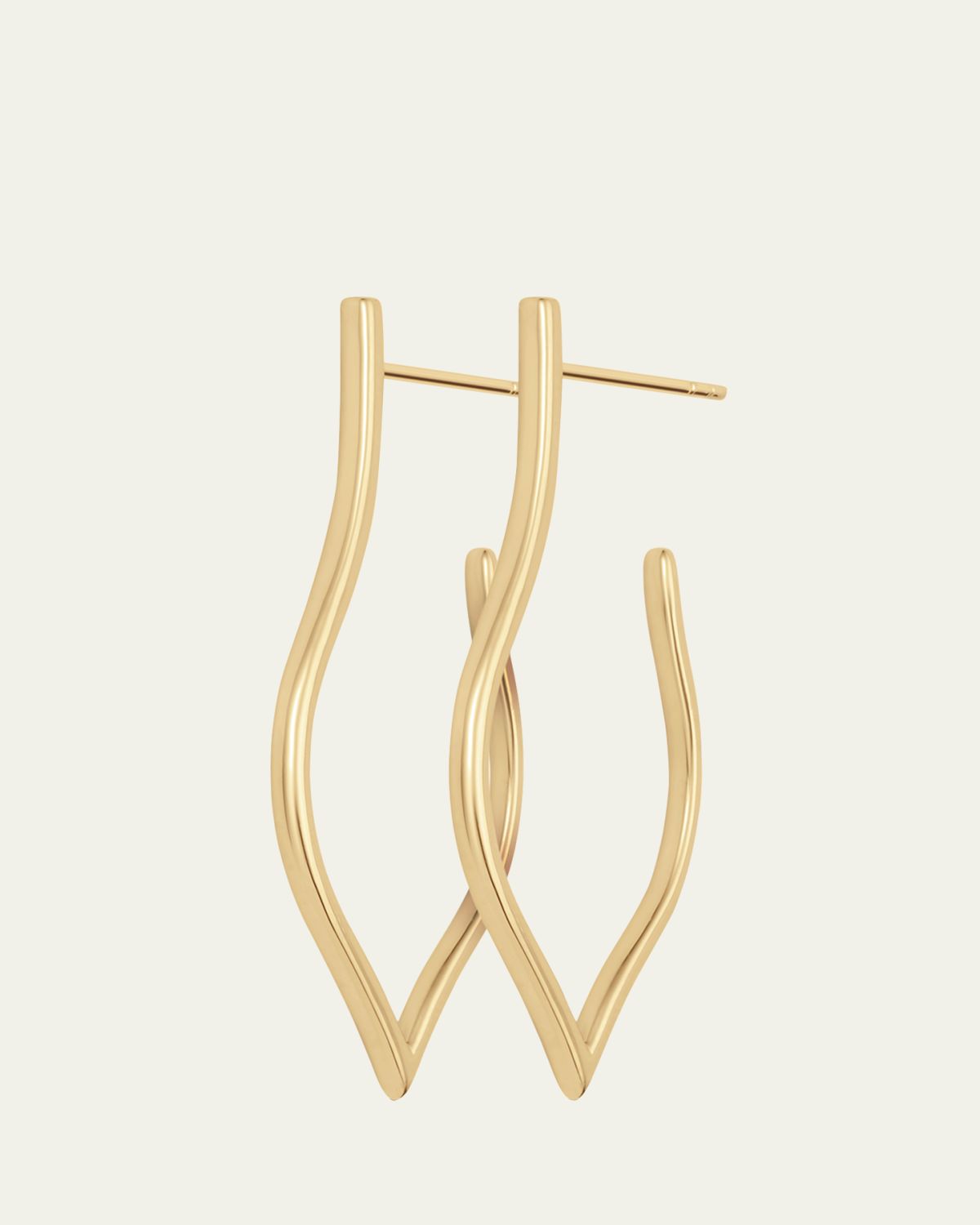 Sara Weinstock 18K Yellow Gold Veena Small Hoop Earrings