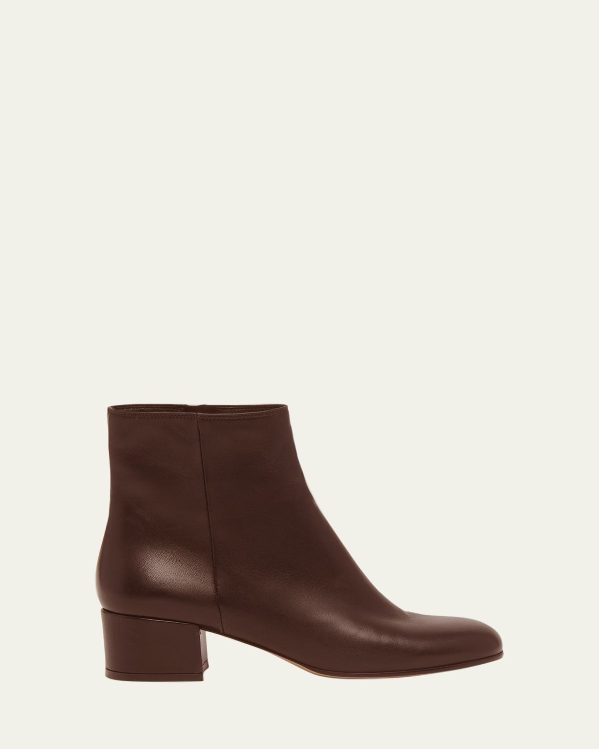 Gianvito Rossi Leather Zip Ankle Booties | Thumbnail 6