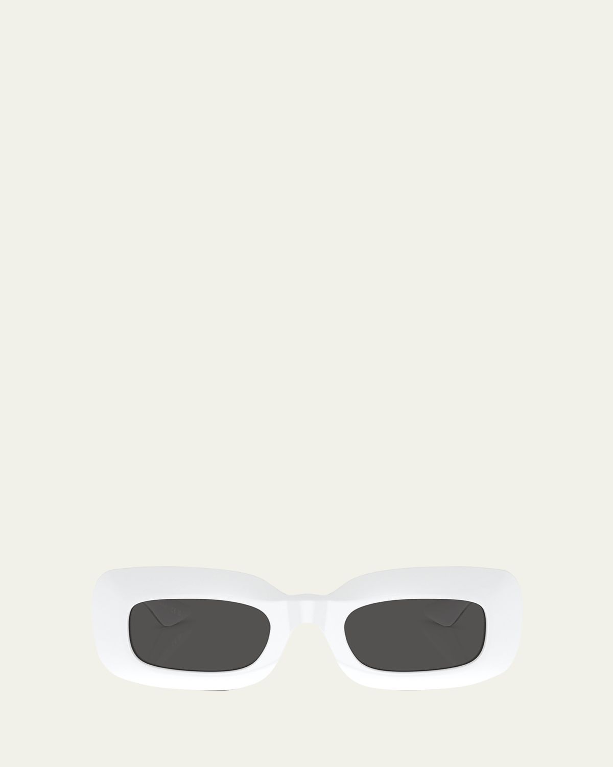 KHAITE x Oliver Peoples Beveled Acetate Rectangle Sunglasses