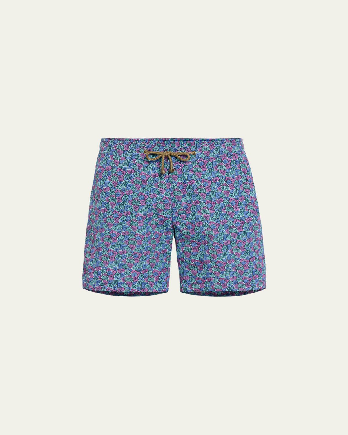 Charvet X Thorsun Men's Dotted Checks Swim Shorts