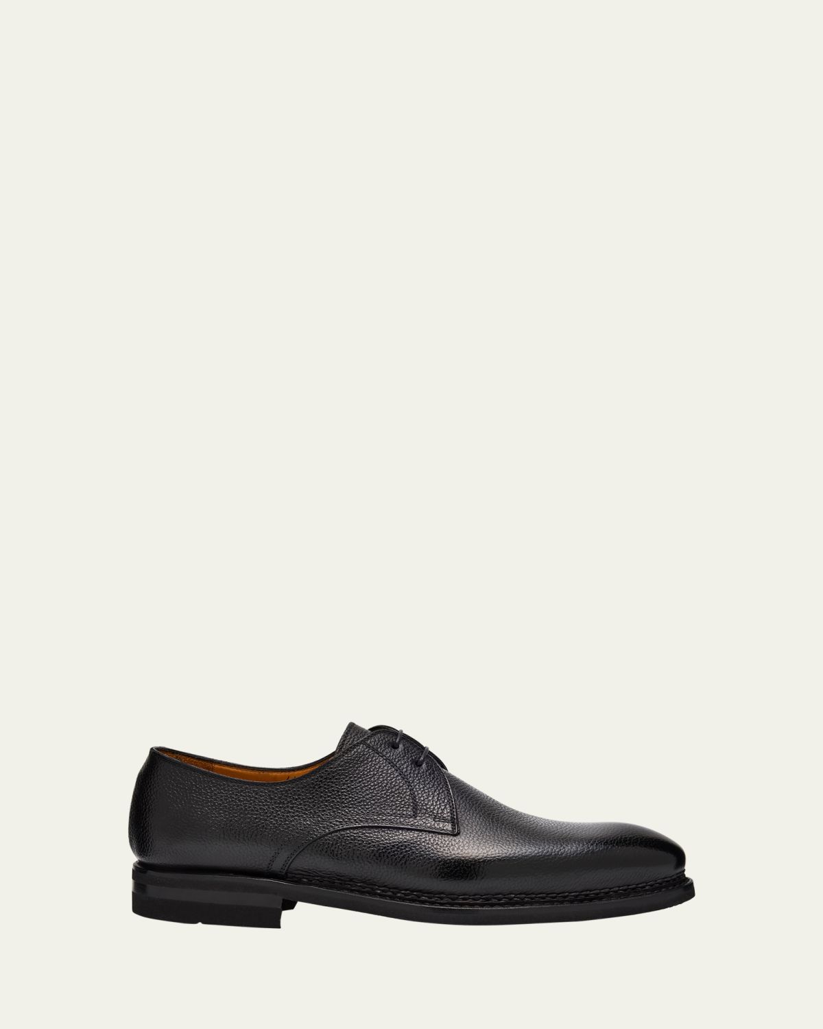Bontoni Men's Carnera Soft Grain Leather Derby Shoes