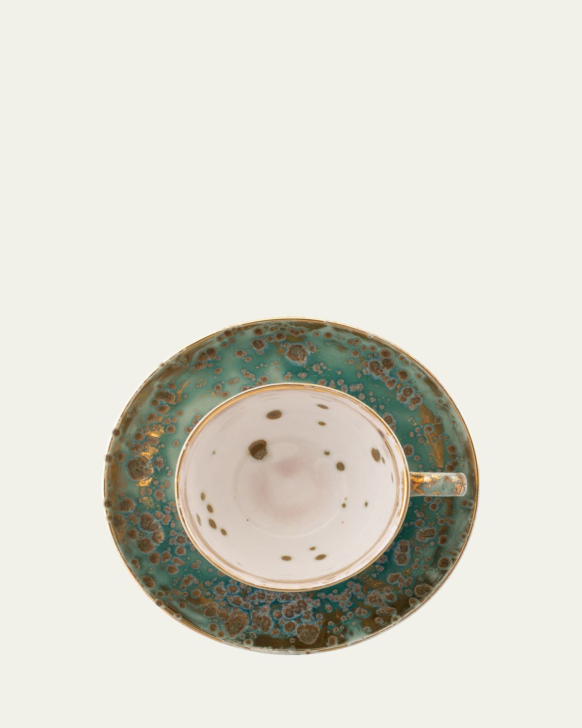 Coralla Maiuri Villa Borghese Michelangelo Teacup & Saucer | Thumbnail 3