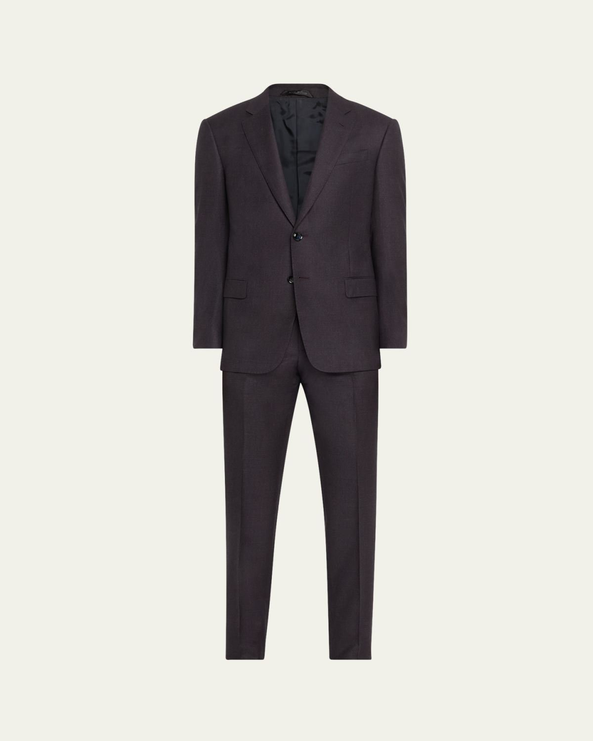 Giorgio Armani Men's Micro-Textured Wool Classic Fit Suit