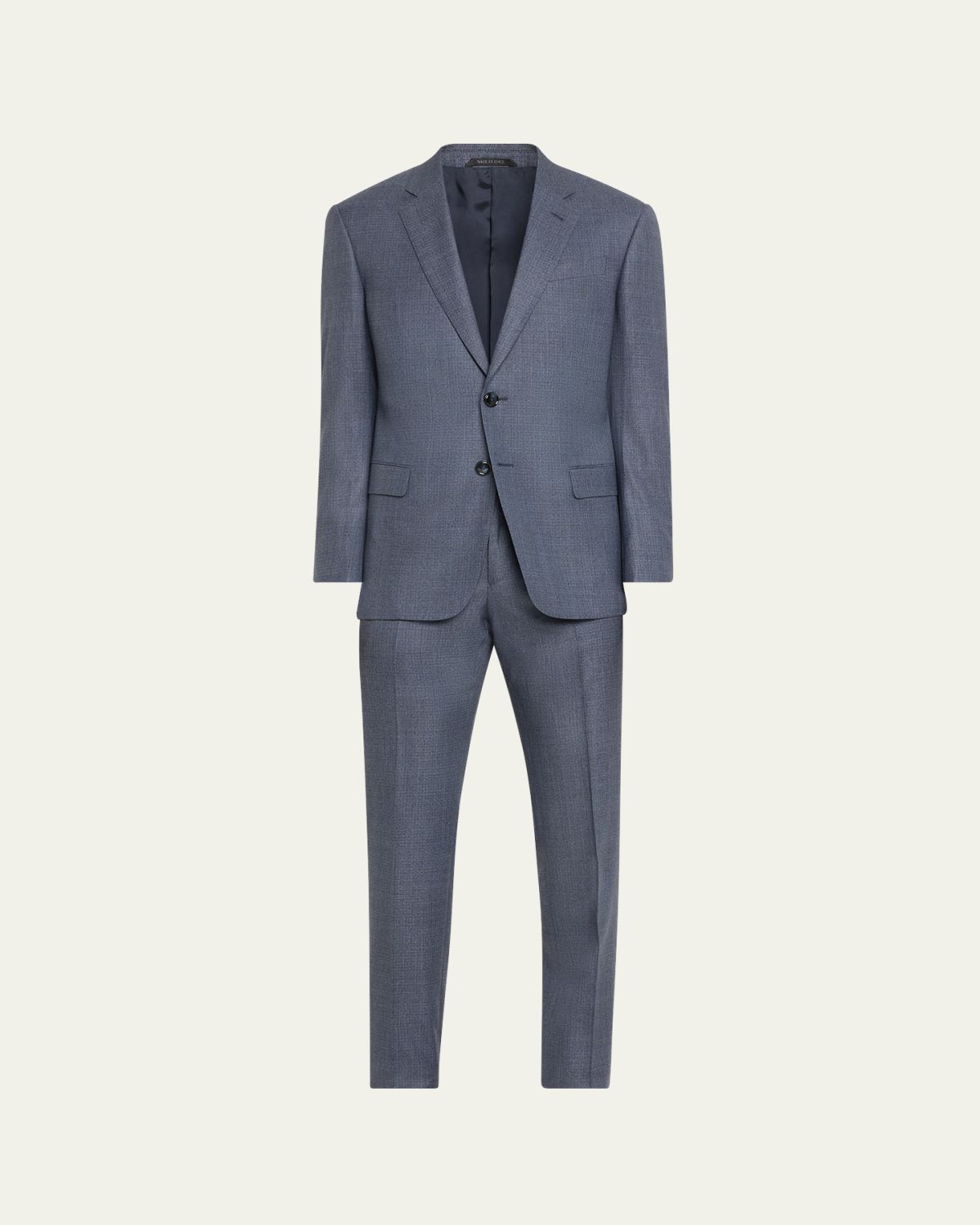 Giorgio Armani Men's Micro-Squares Wool Classic Fit Suit | Thumbnail 6 Giorgio Armani Men's Micro-Squares Wool Classic Fit Suit | Thumbnail 6