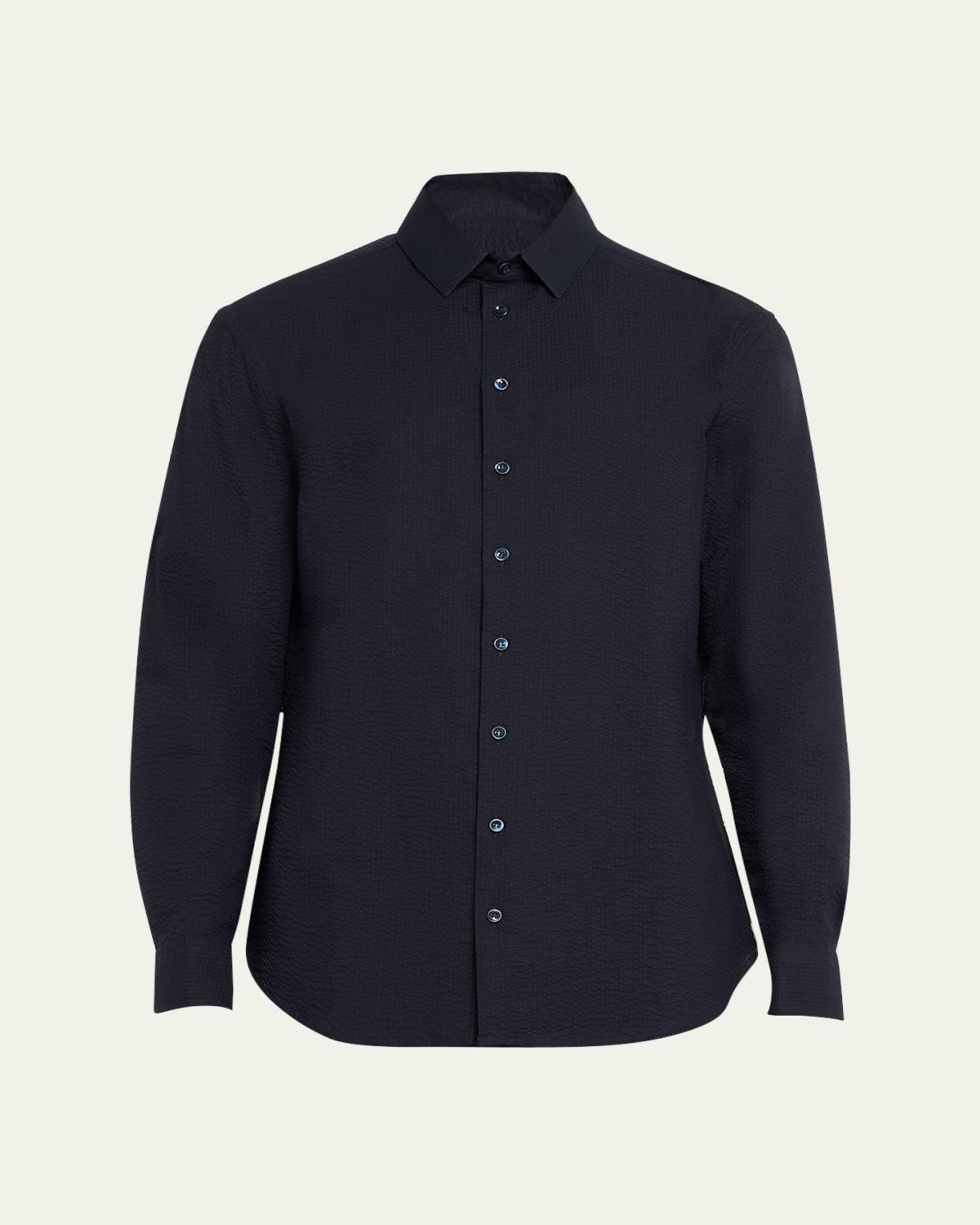 Giorgio Armani Men's Seersucker Sport Shirt