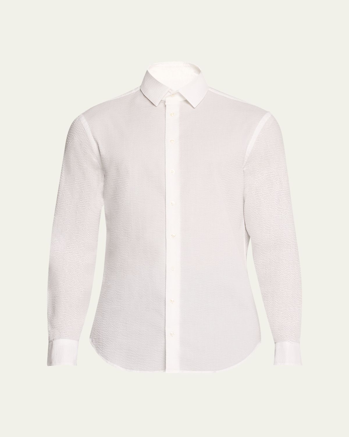 Giorgio Armani Men's Seersucker Sport Shirt