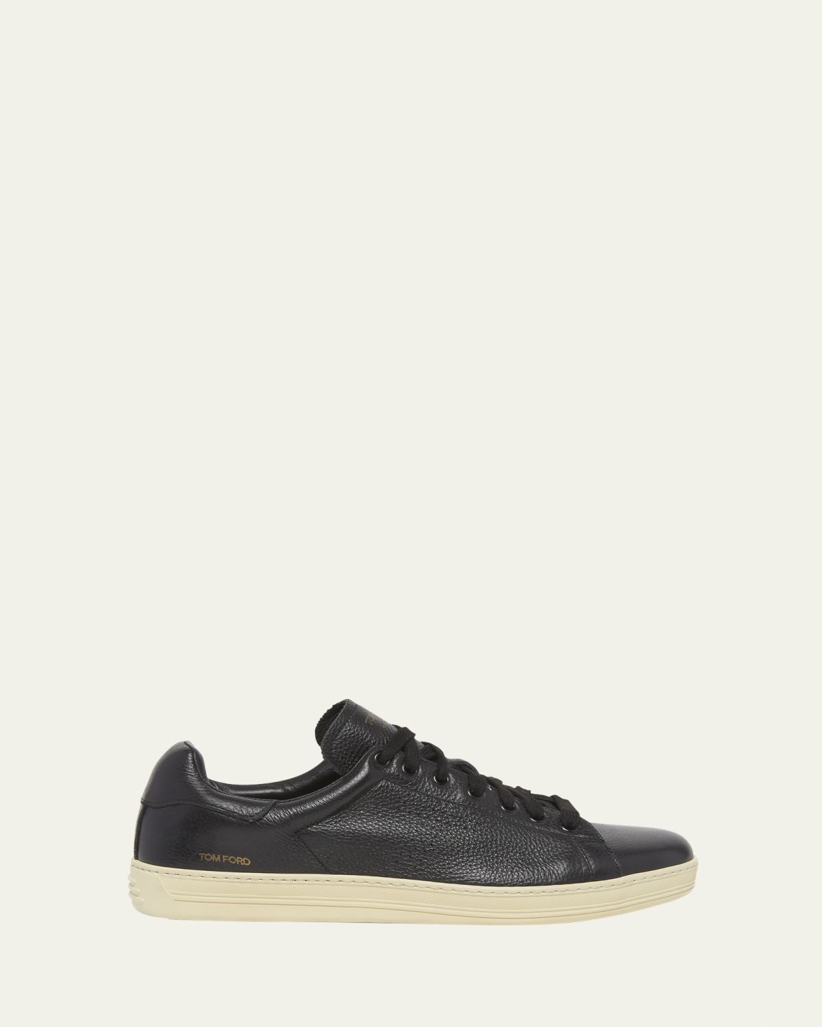 TOM FORD Men's Warwick Grained Leather Sneakers | Thumbnail 6
