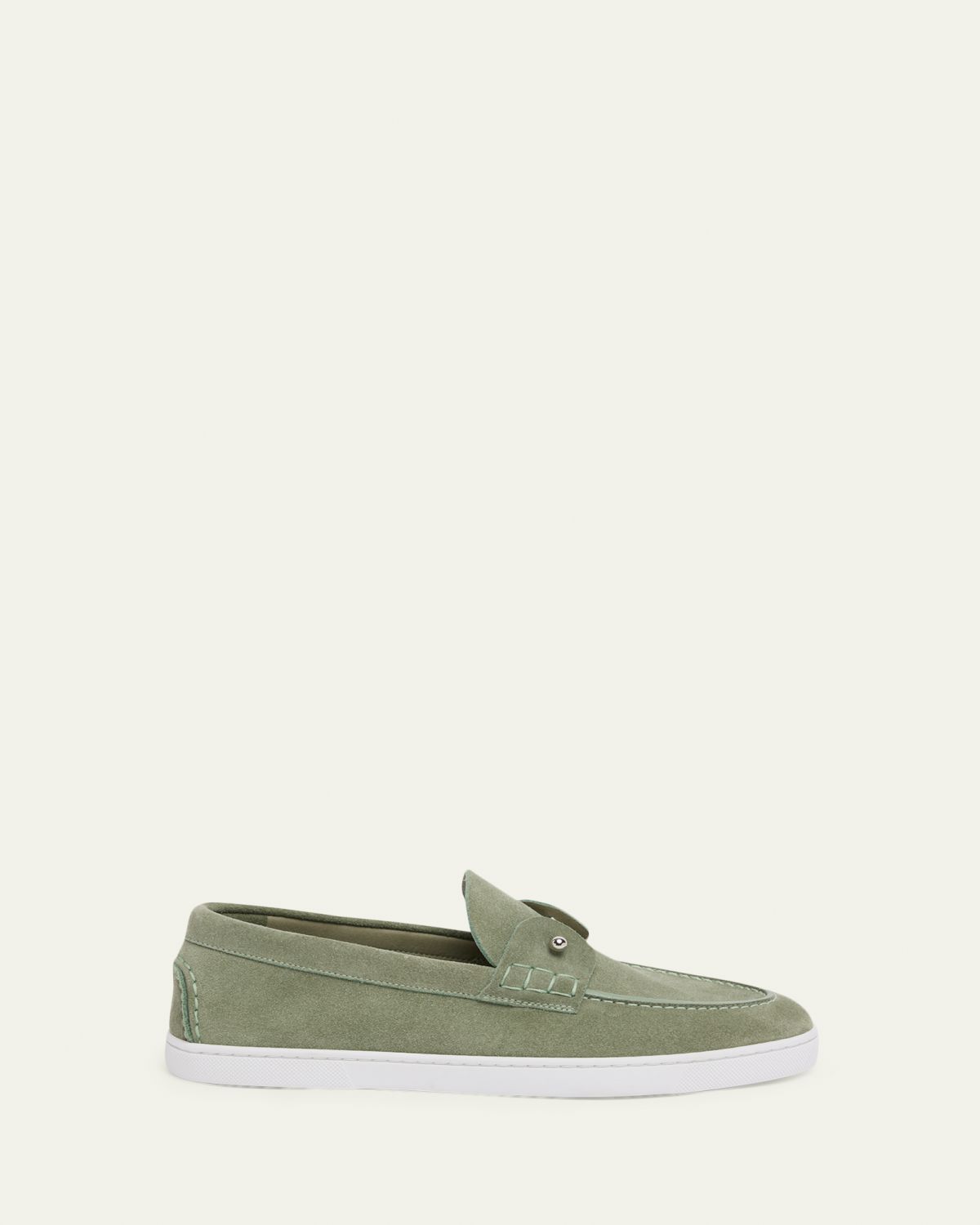 Christian Louboutin Men 's Chambeliboat Nubuck Boat Shoes