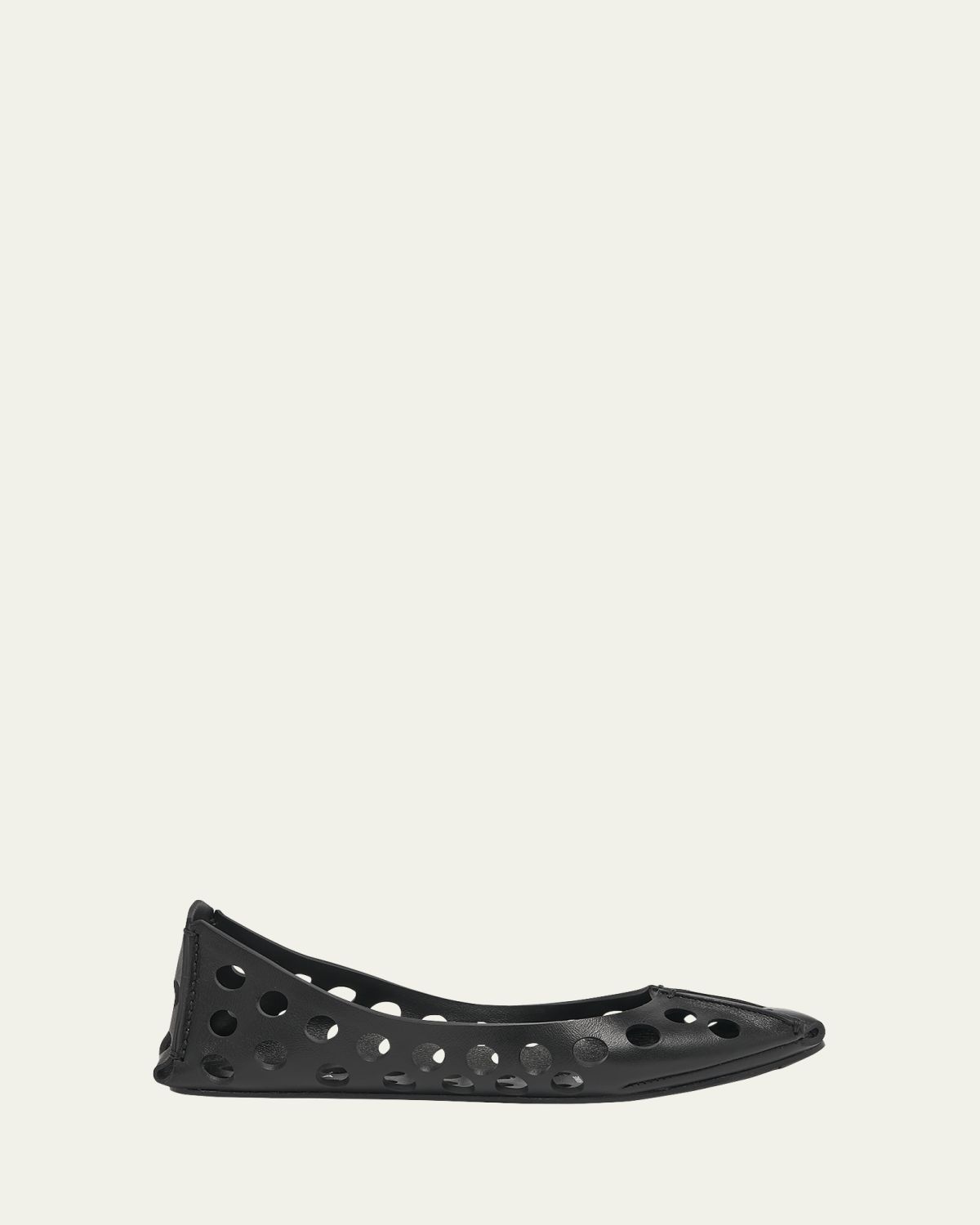 ALAIA Perforated Leather Ballerina Flats | Thumbnail 13