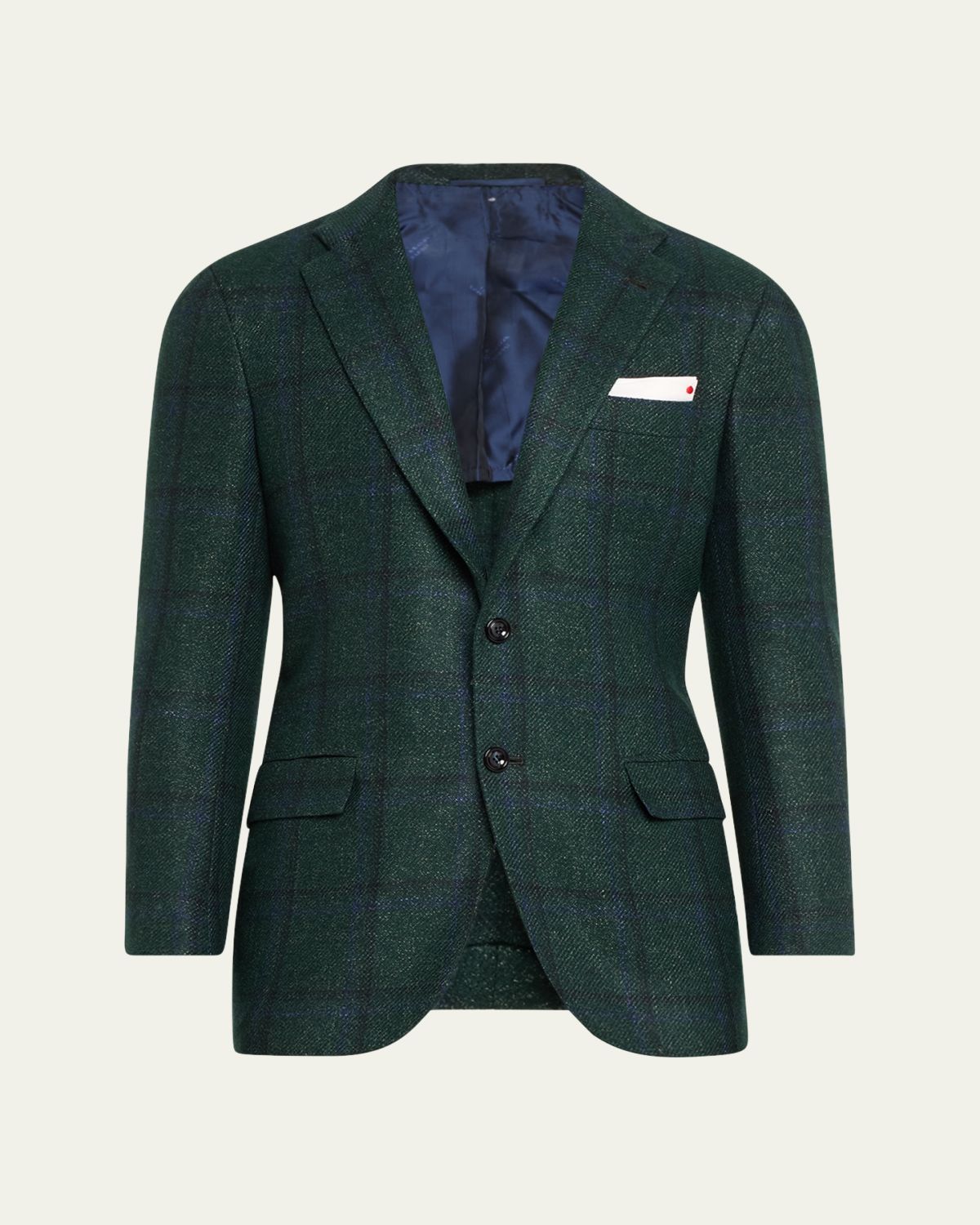 Kiton Men's Windowpane Sport Coat